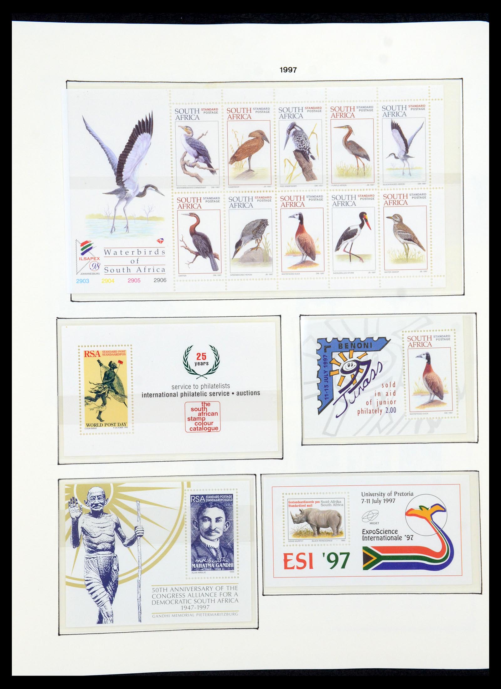 35789 141 - Postzegelverzameling 35789 Zuid Afrika en gebieden 1855-1999.