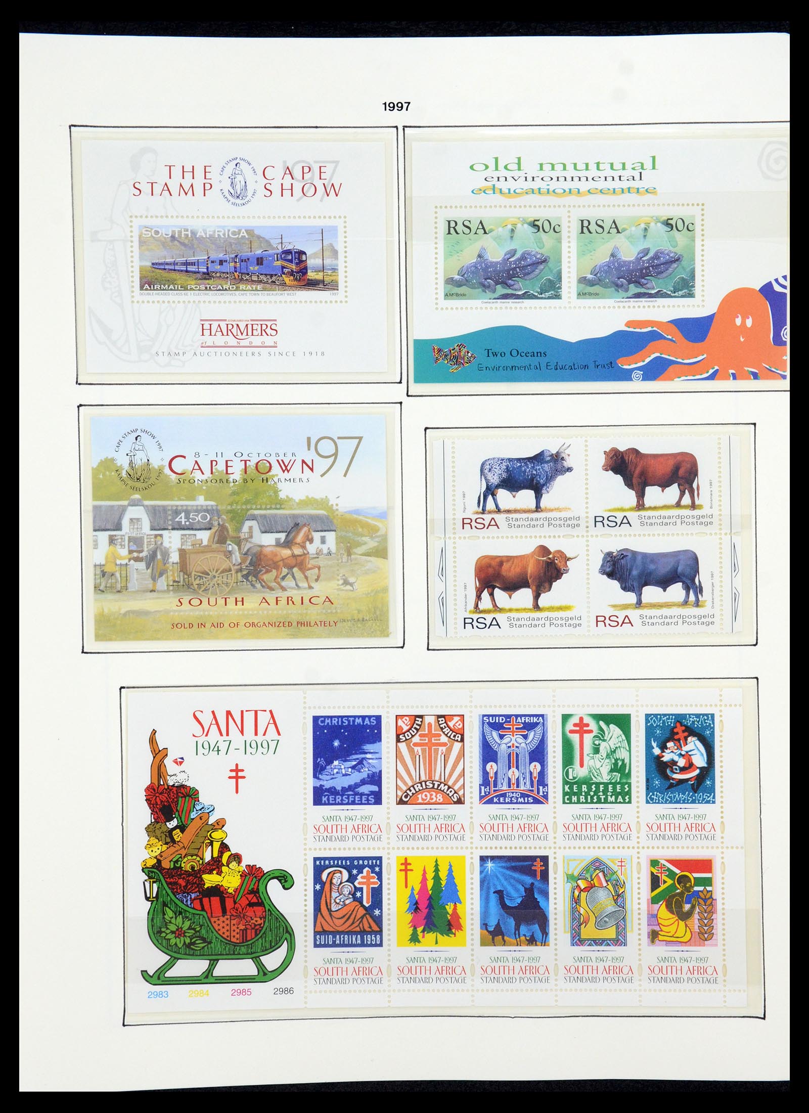 35789 142 - Postzegelverzameling 35789 Zuid Afrika en gebieden 1855-1999.