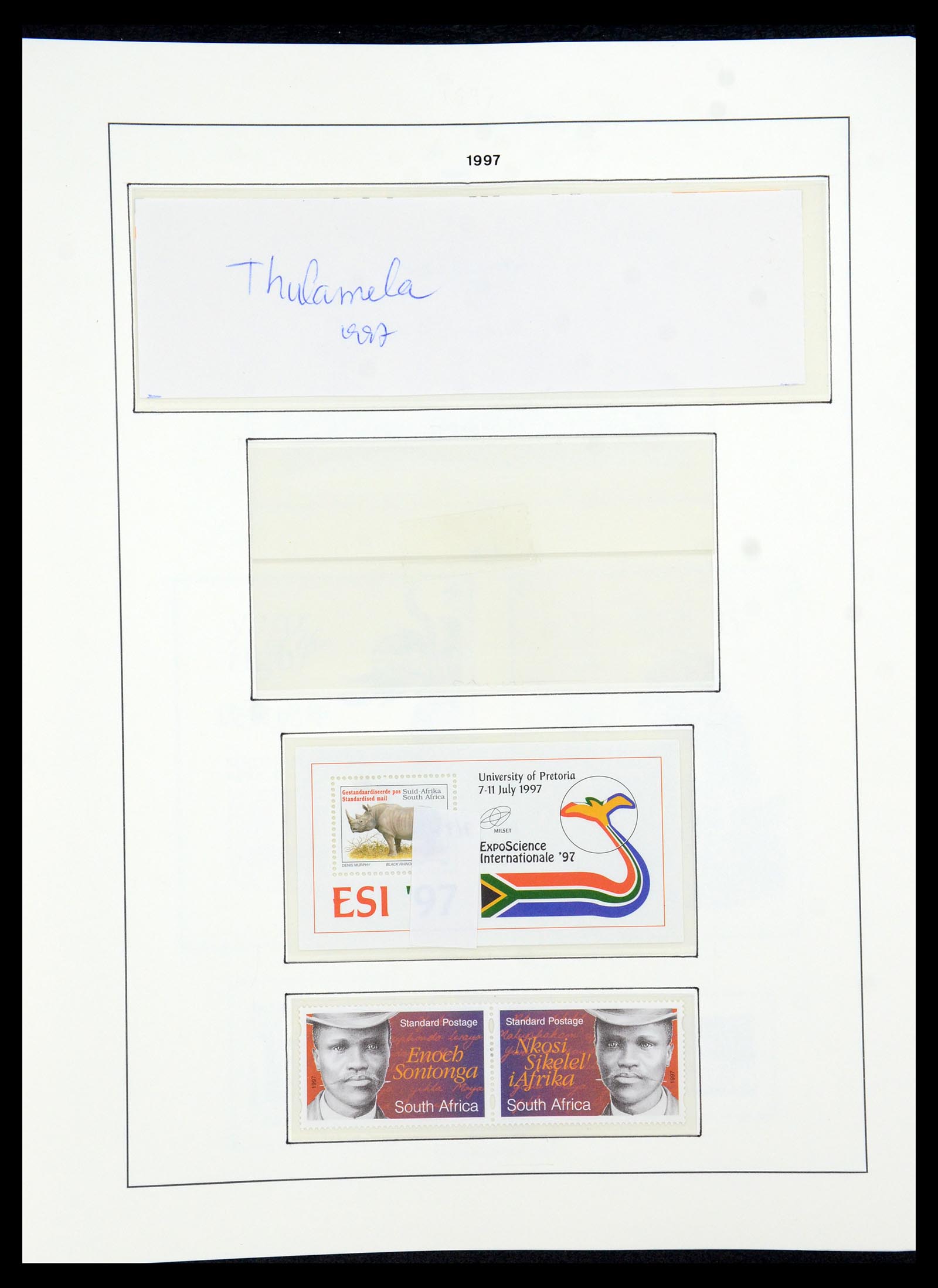 35789 143 - Postzegelverzameling 35789 Zuid Afrika en gebieden 1855-1999.