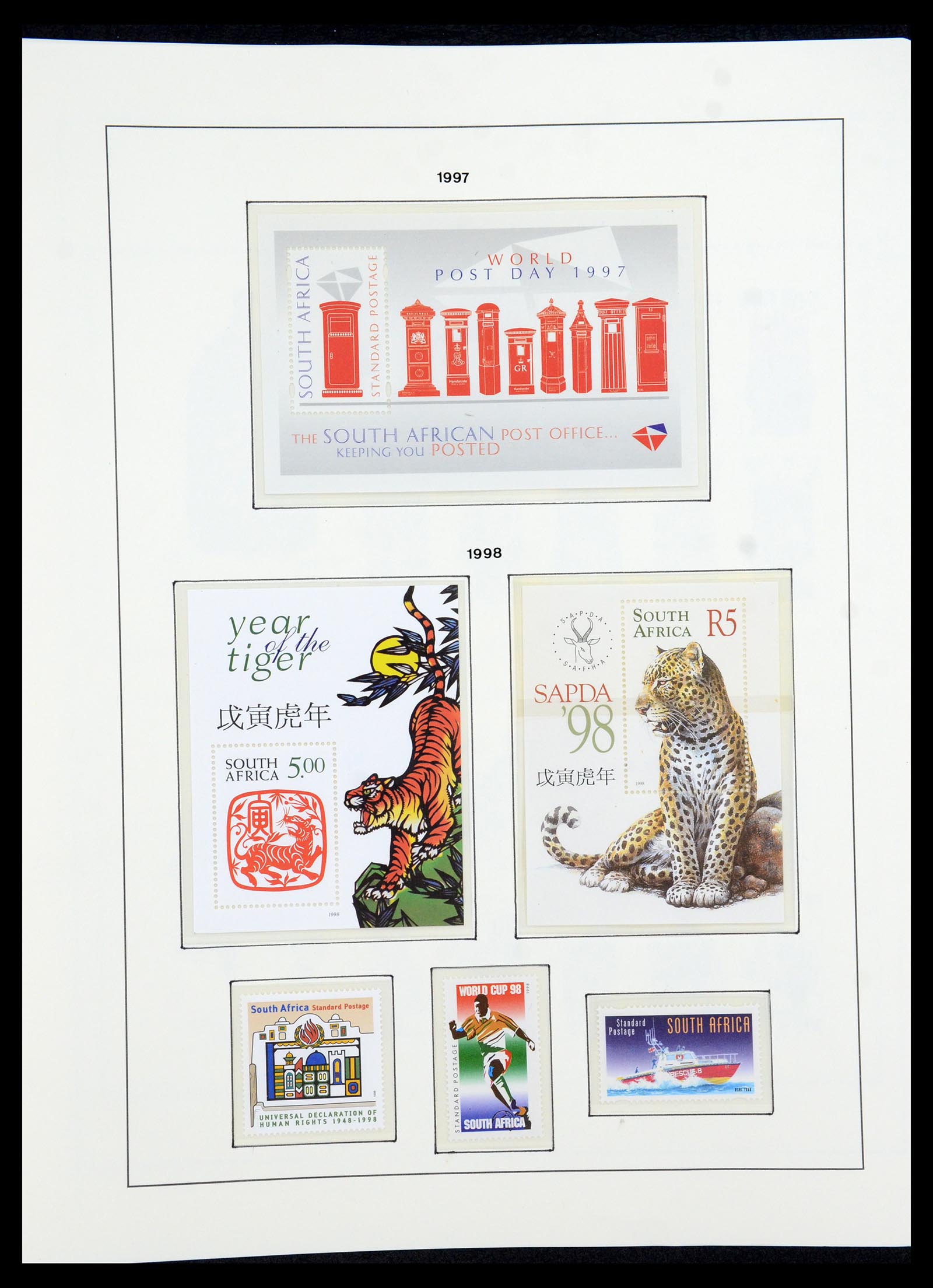 35789 144 - Postzegelverzameling 35789 Zuid Afrika en gebieden 1855-1999.