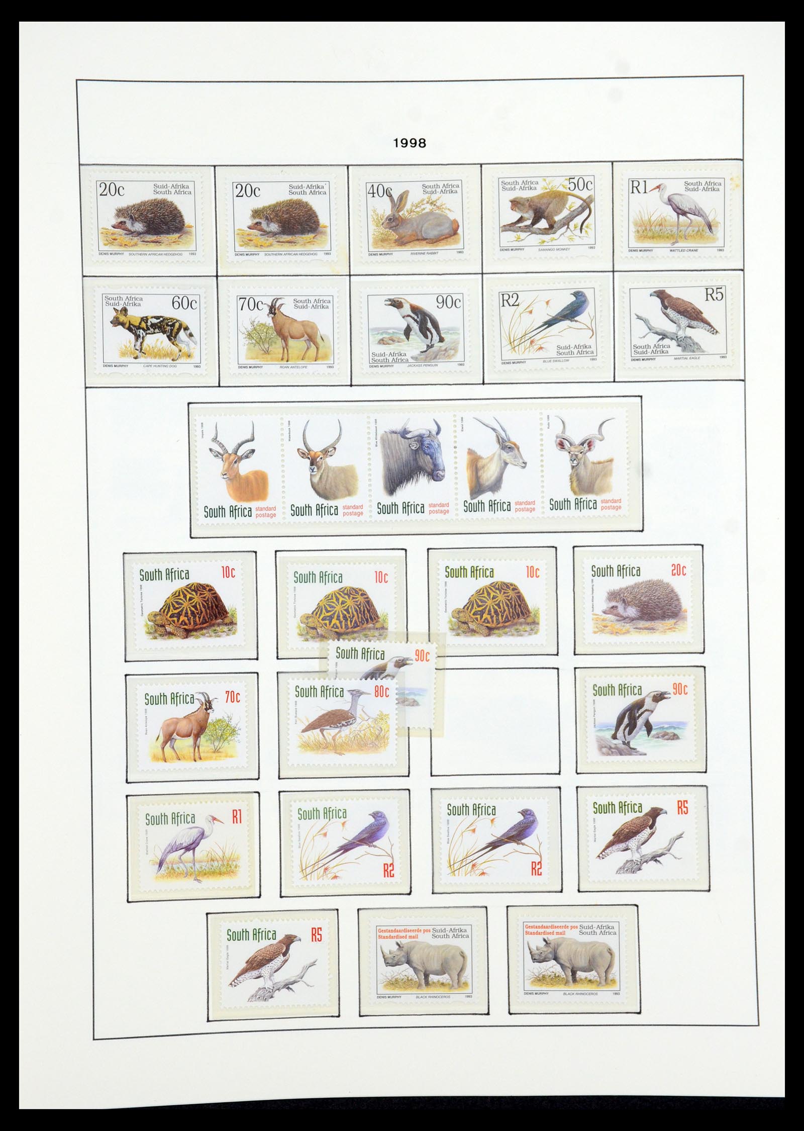 35789 147 - Postzegelverzameling 35789 Zuid Afrika en gebieden 1855-1999.