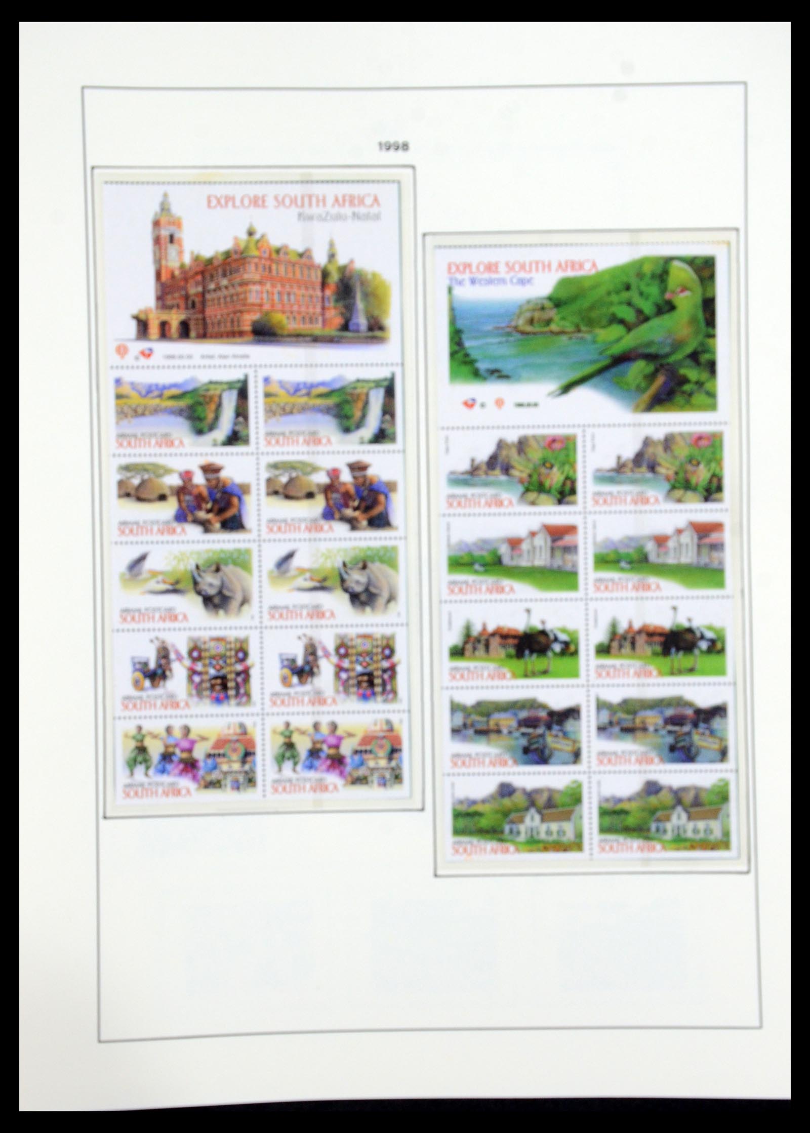 35789 148 - Postzegelverzameling 35789 Zuid Afrika en gebieden 1855-1999.
