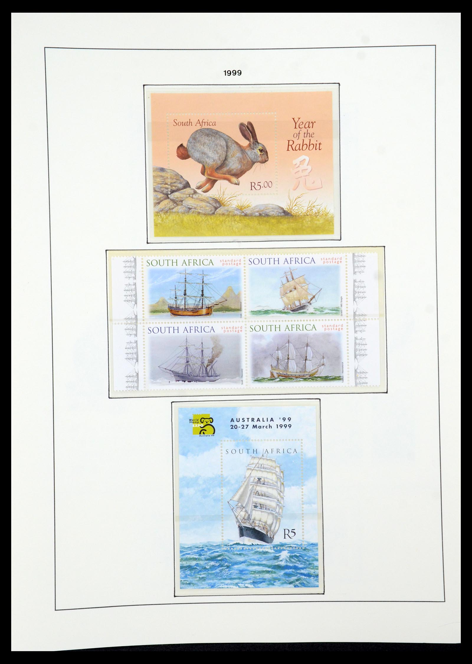 35789 153 - Postzegelverzameling 35789 Zuid Afrika en gebieden 1855-1999.