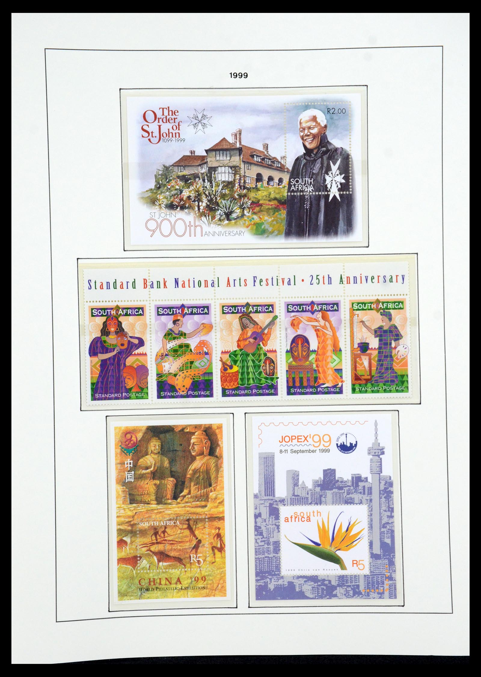 35789 155 - Postzegelverzameling 35789 Zuid Afrika en gebieden 1855-1999.
