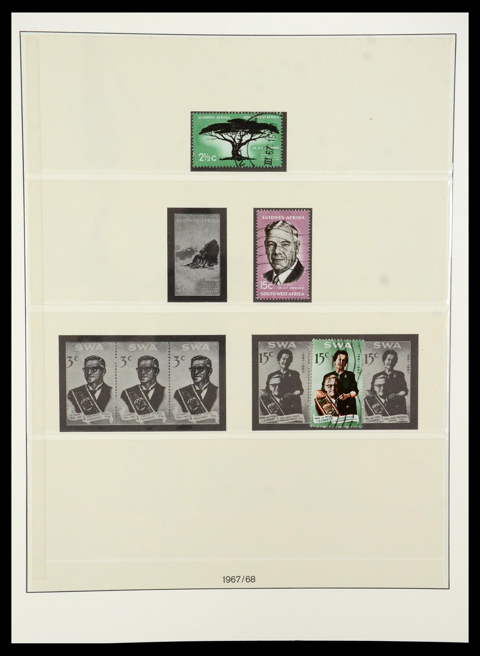 35791 003 - Postzegelverzameling 35791 SWA/Namibië 1961-2003.