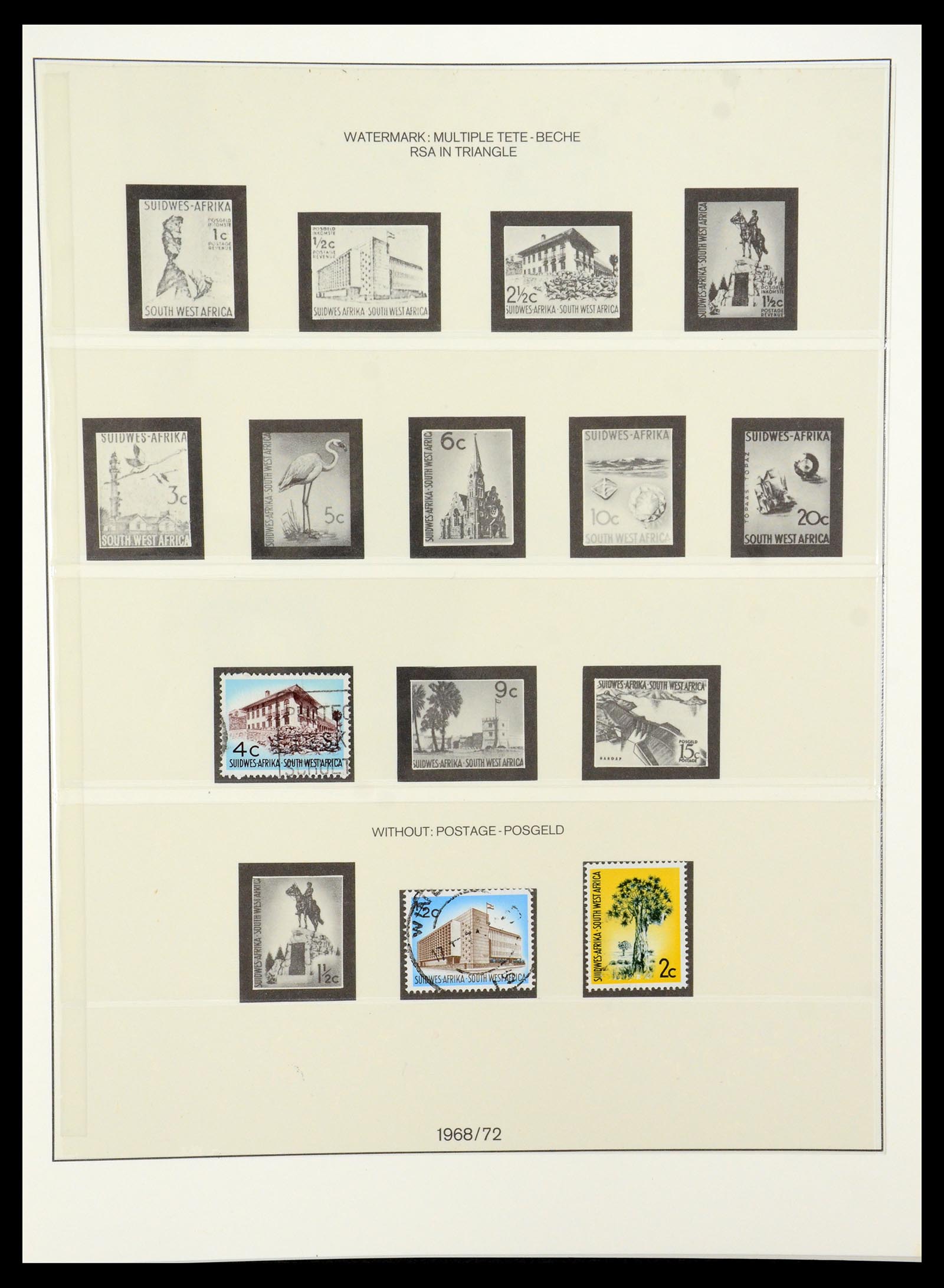 35791 004 - Postzegelverzameling 35791 SWA/Namibië 1961-2003.