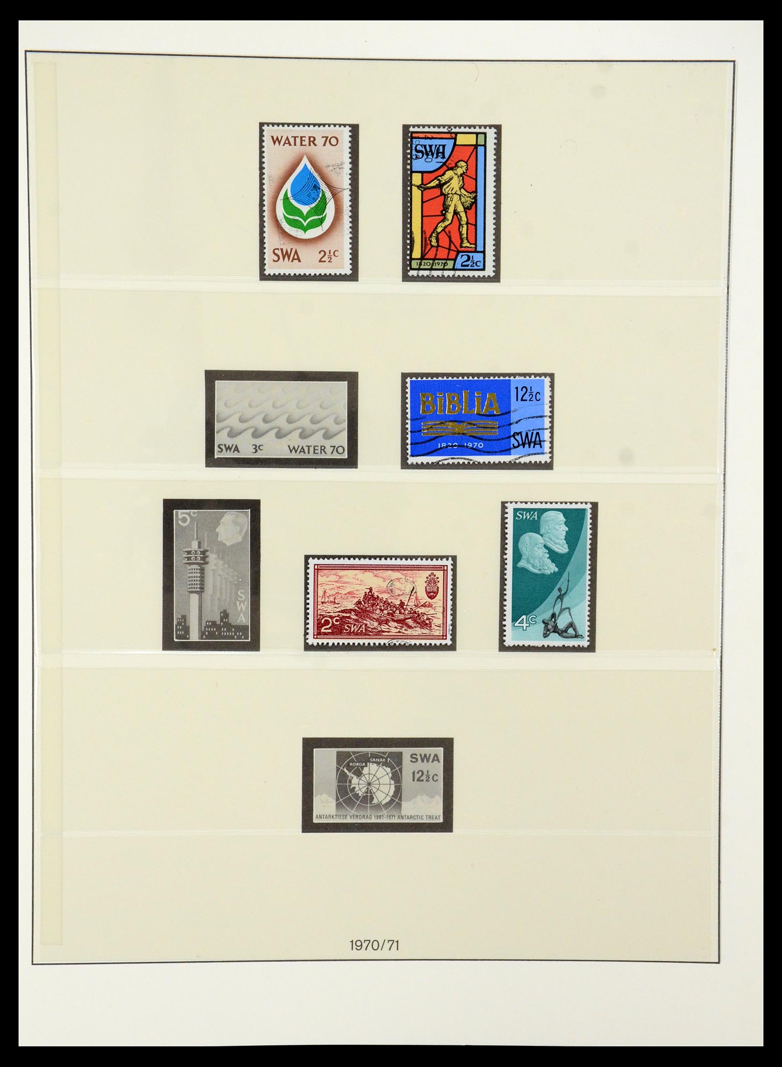 35791 005 - Postzegelverzameling 35791 SWA/Namibië 1961-2003.