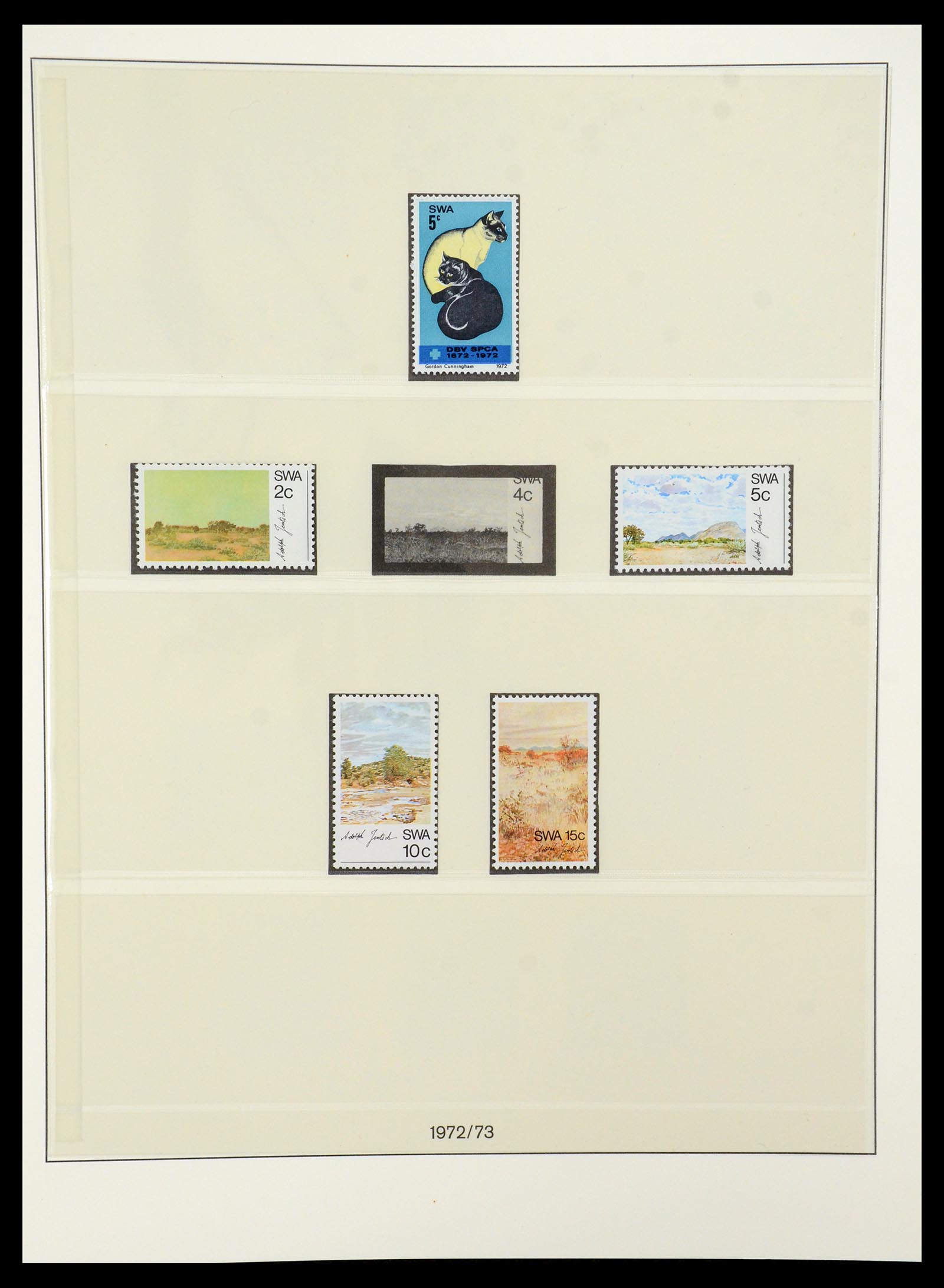 35791 006 - Postzegelverzameling 35791 SWA/Namibië 1961-2003.