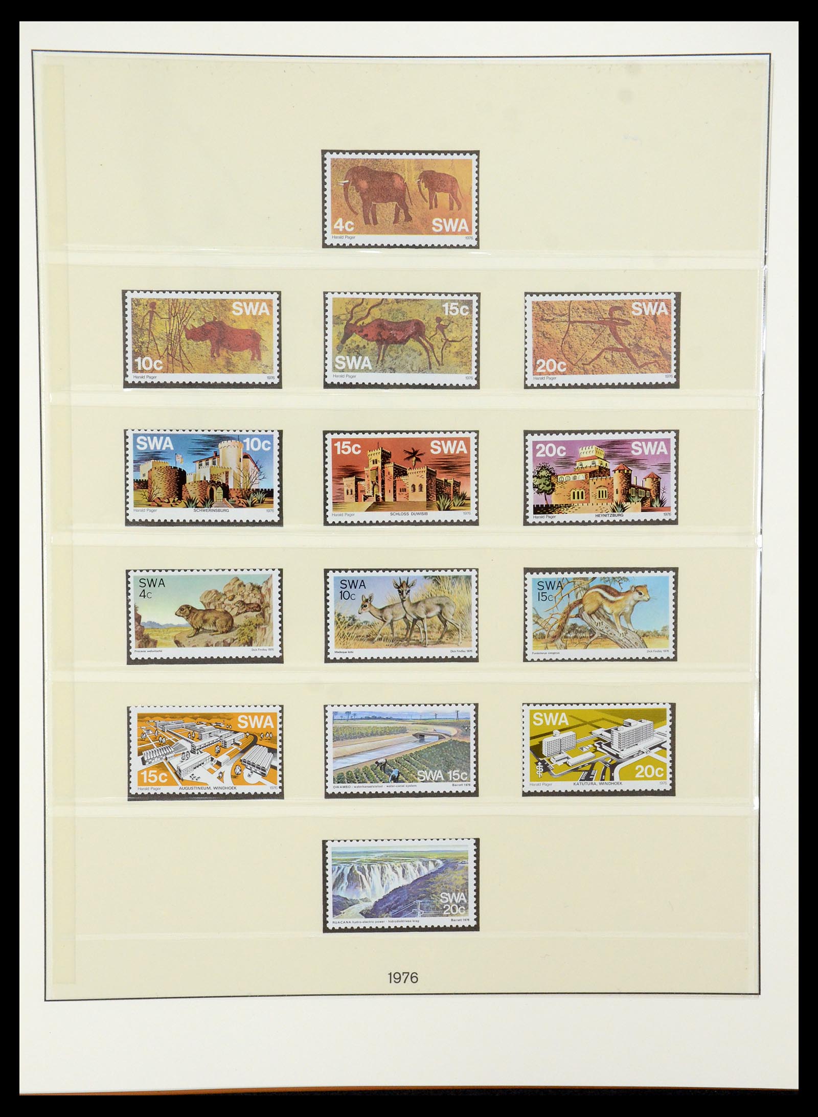 35791 010 - Postzegelverzameling 35791 SWA/Namibië 1961-2003.