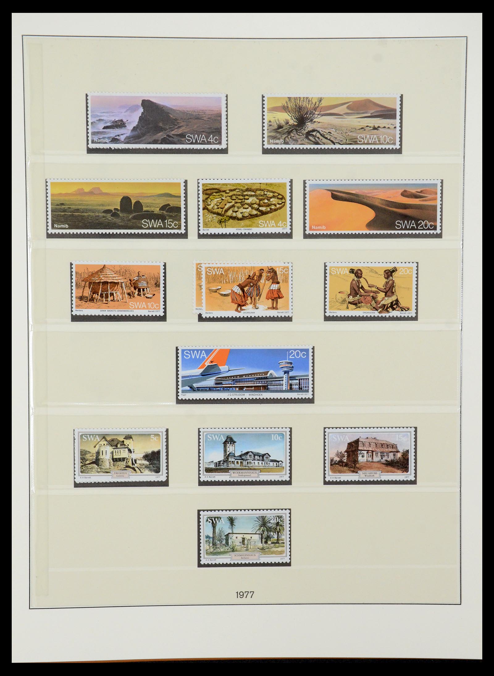 35791 012 - Postzegelverzameling 35791 SWA/Namibië 1961-2003.