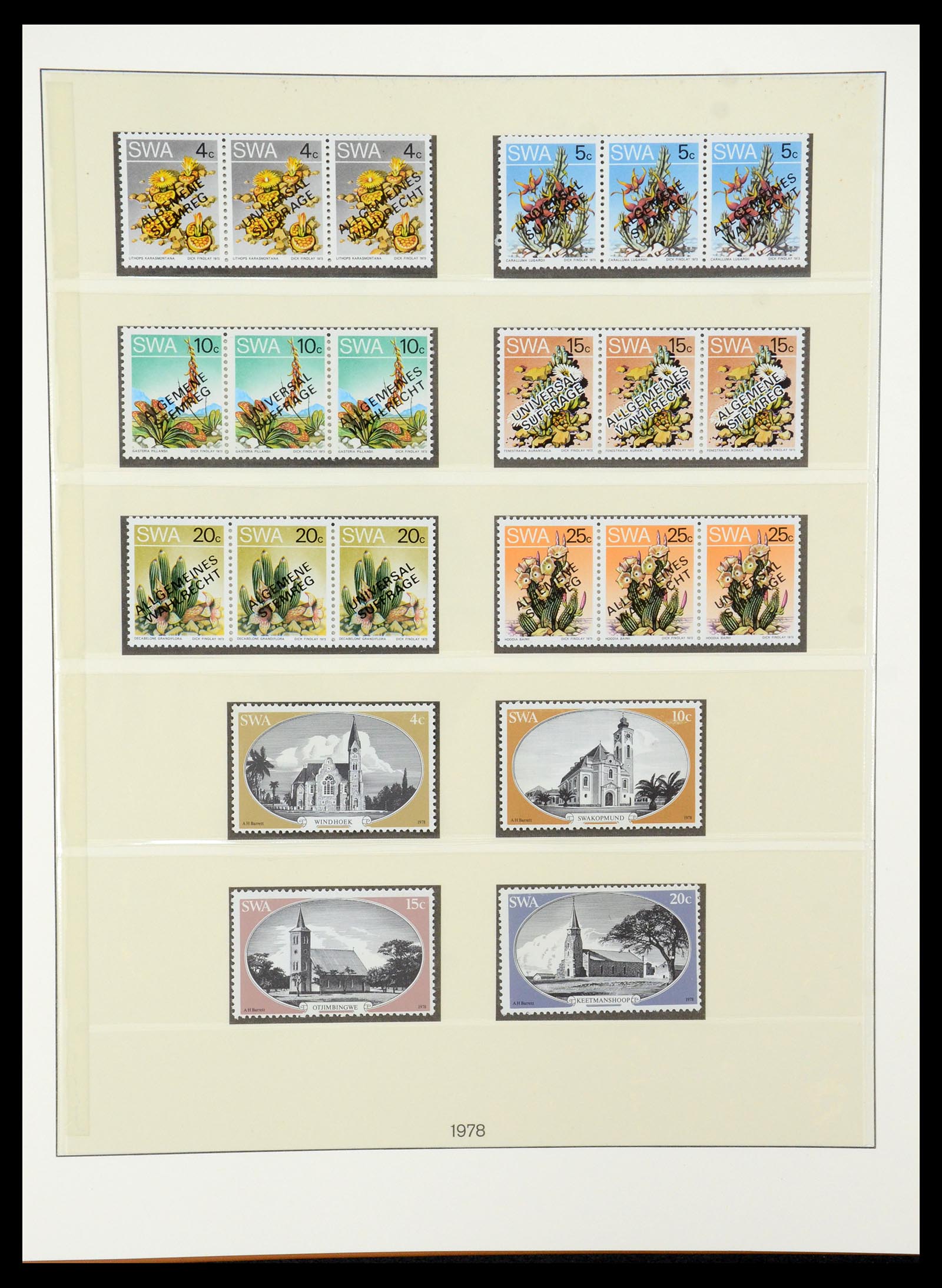 35791 015 - Postzegelverzameling 35791 SWA/Namibië 1961-2003.