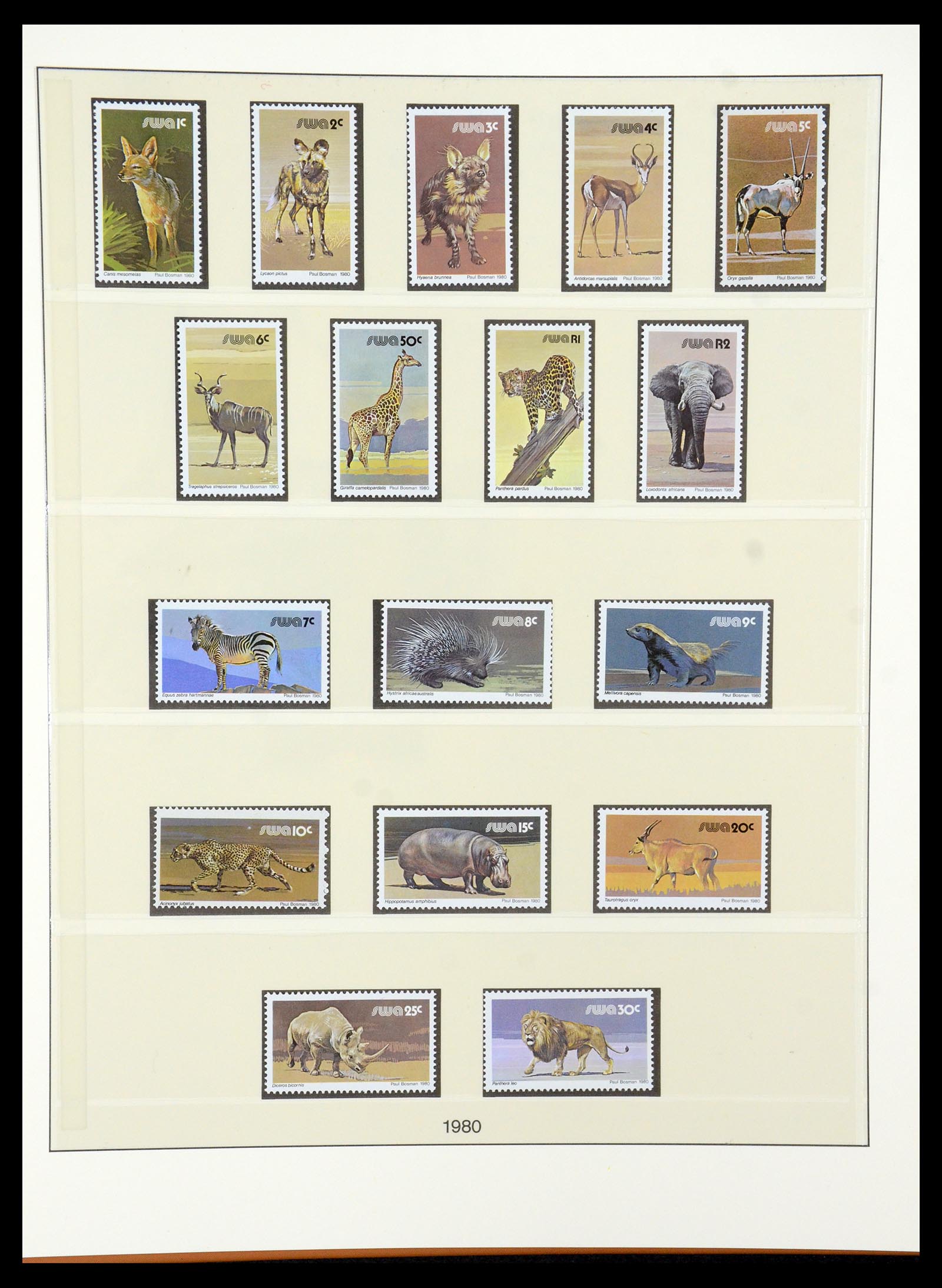 35791 019 - Postzegelverzameling 35791 SWA/Namibië 1961-2003.