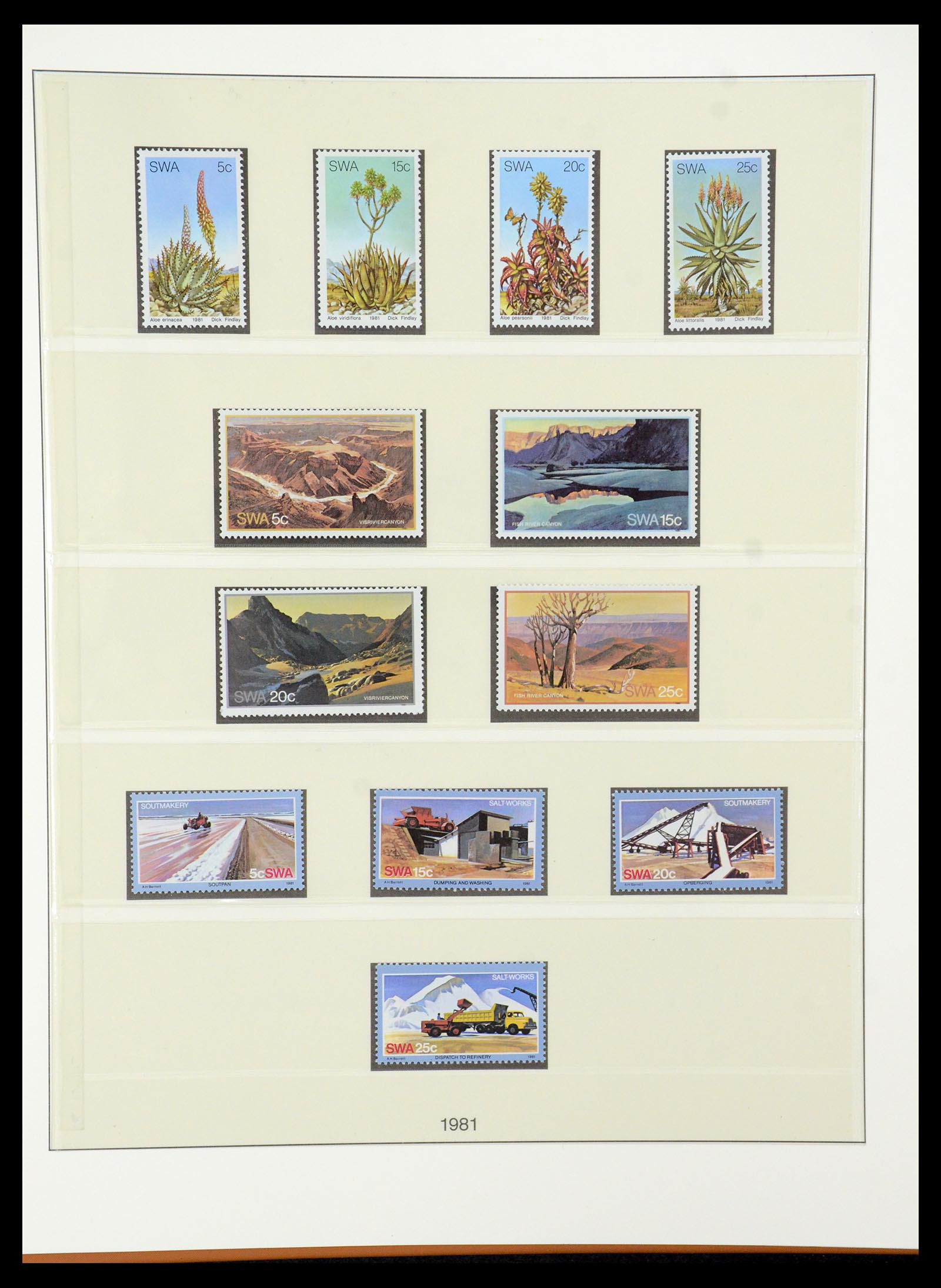 35791 021 - Postzegelverzameling 35791 SWA/Namibië 1961-2003.