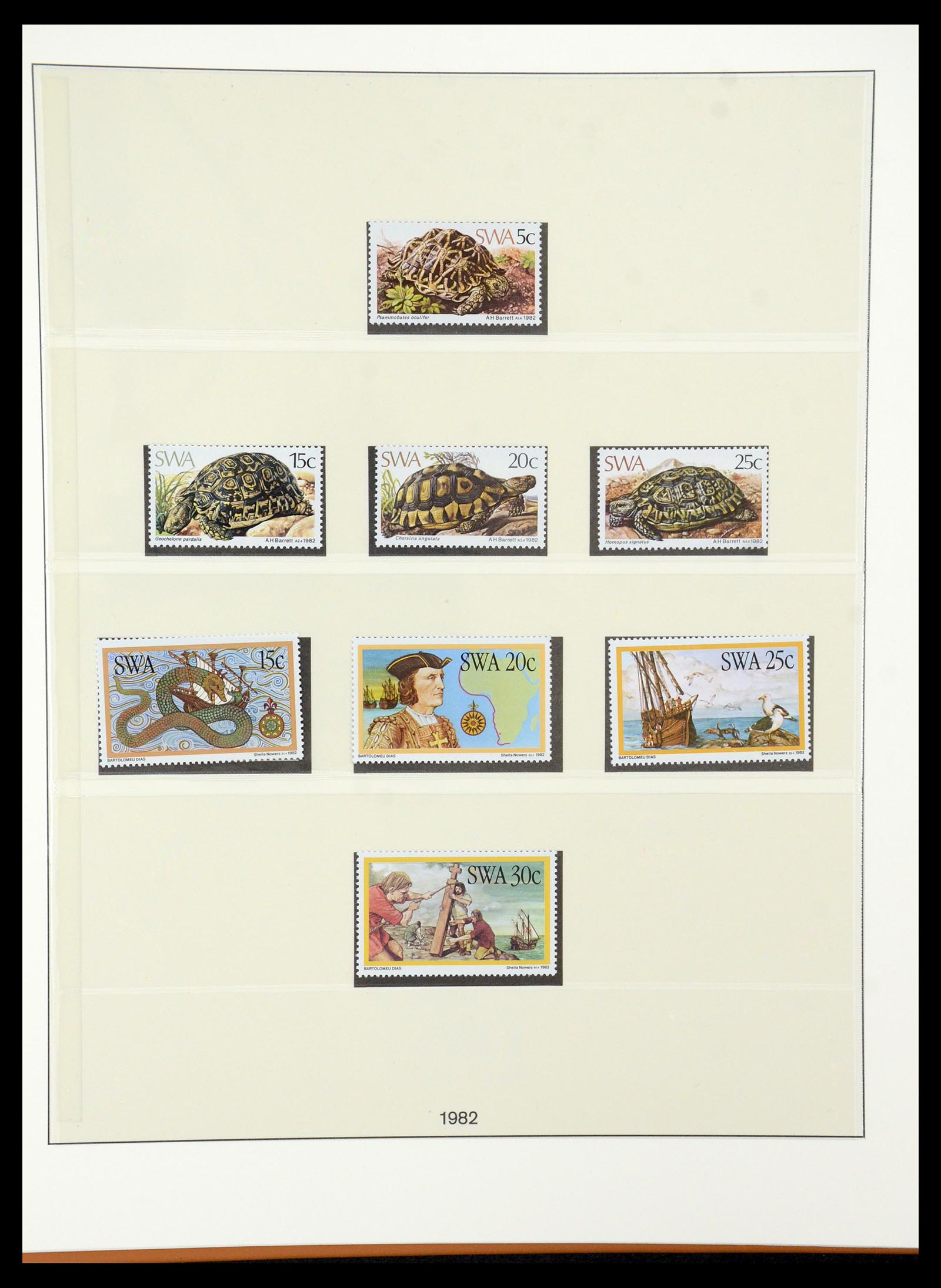 35791 023 - Postzegelverzameling 35791 SWA/Namibië 1961-2003.