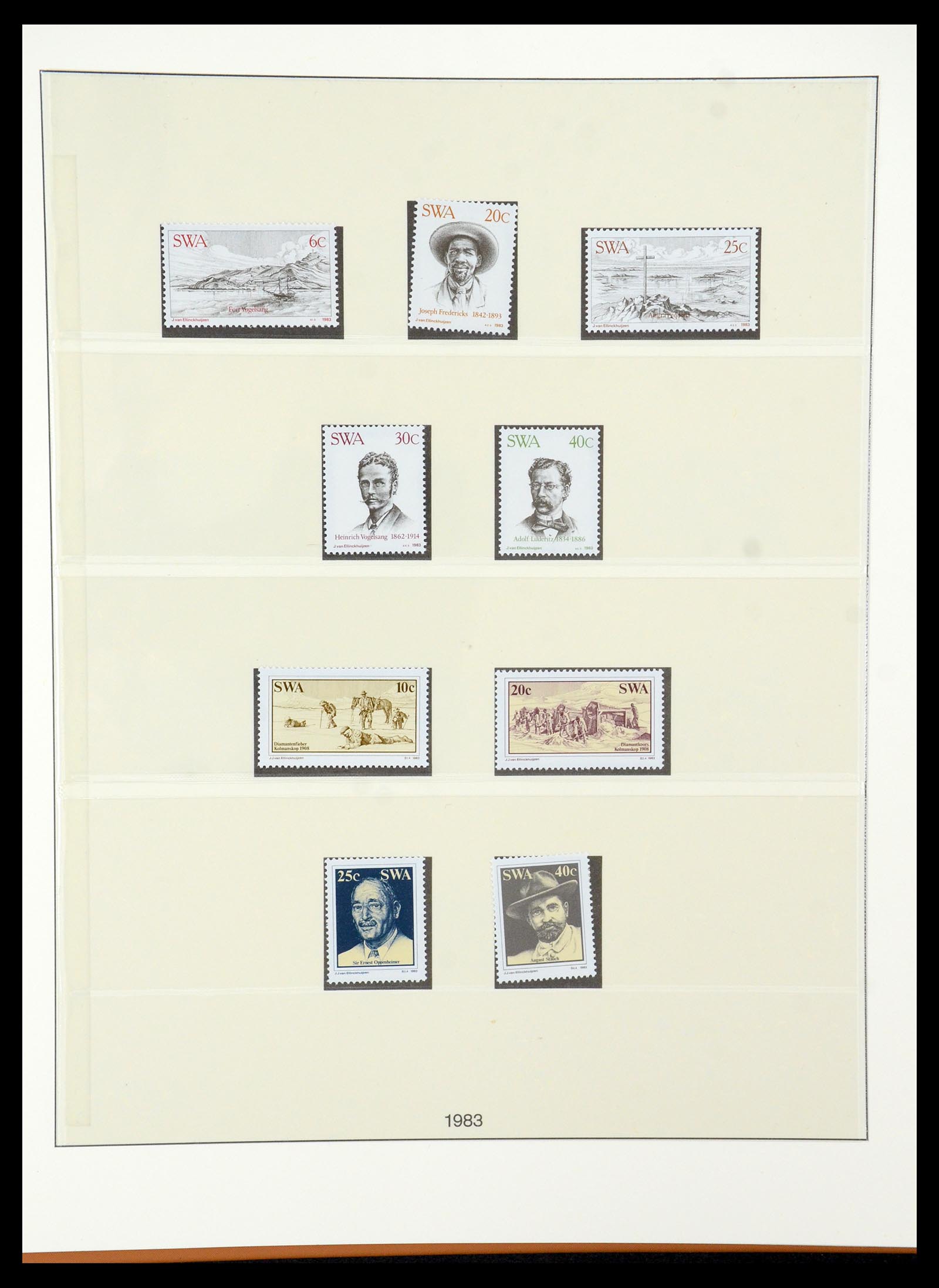 35791 025 - Postzegelverzameling 35791 SWA/Namibië 1961-2003.