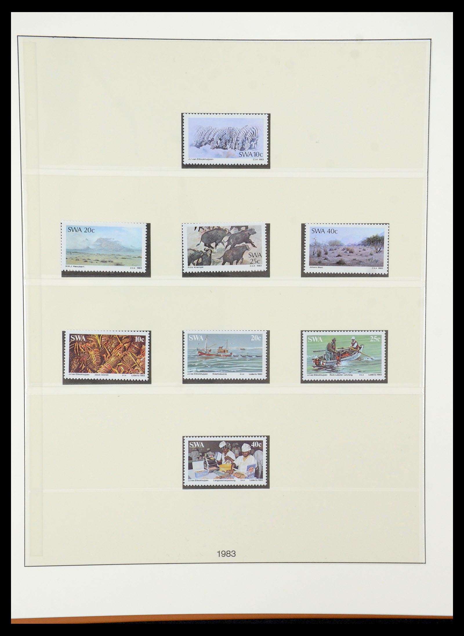 35791 026 - Postzegelverzameling 35791 SWA/Namibië 1961-2003.