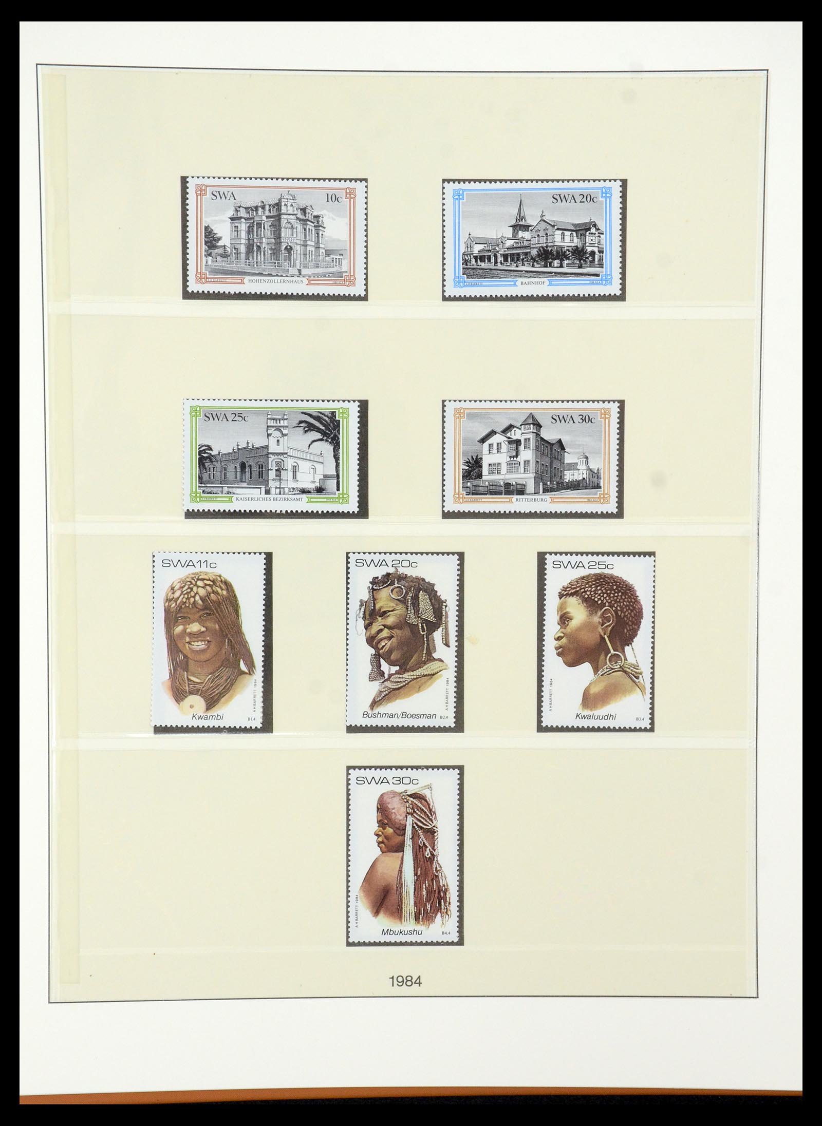 35791 027 - Postzegelverzameling 35791 SWA/Namibië 1961-2003.