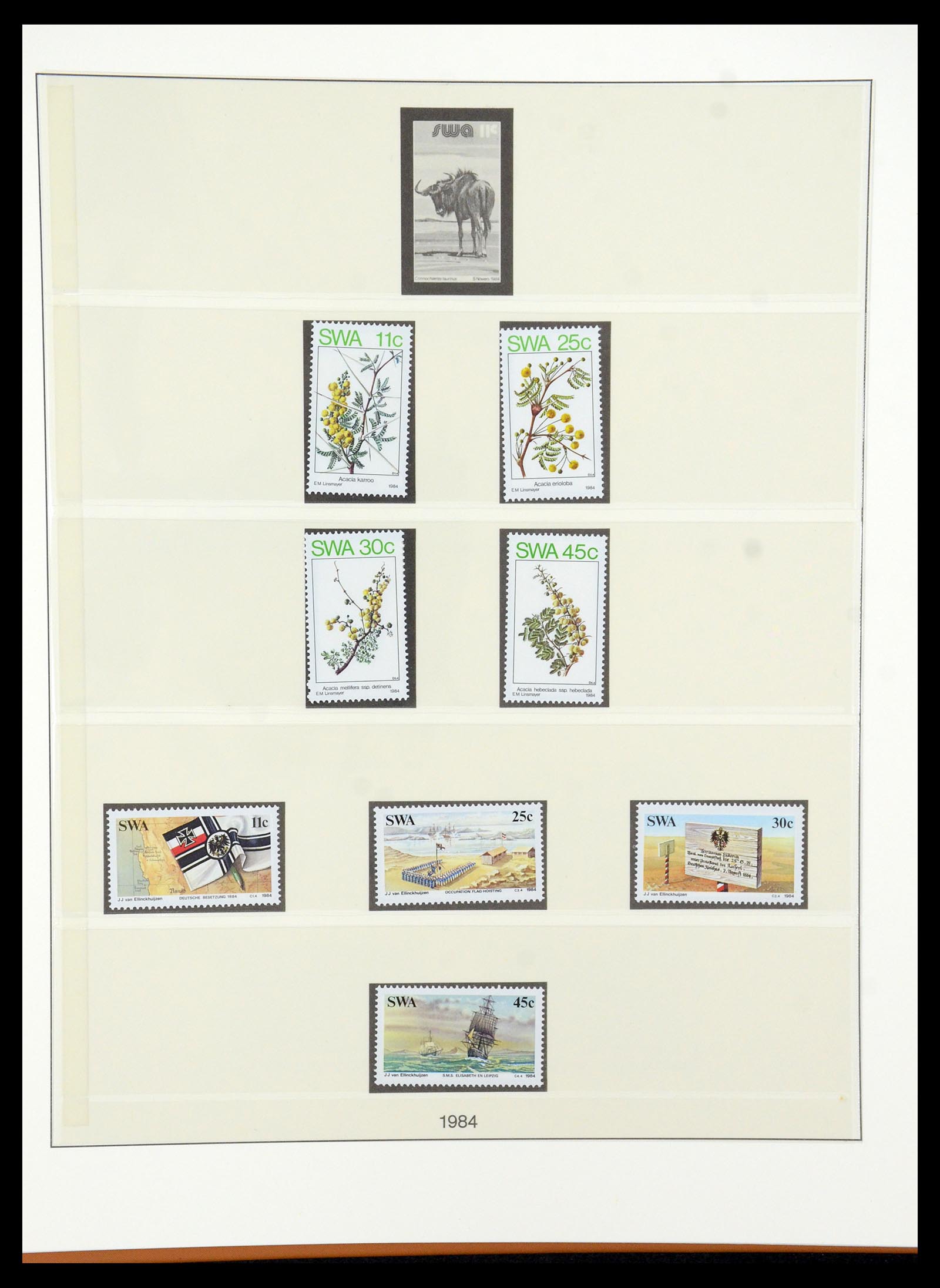35791 028 - Postzegelverzameling 35791 SWA/Namibië 1961-2003.