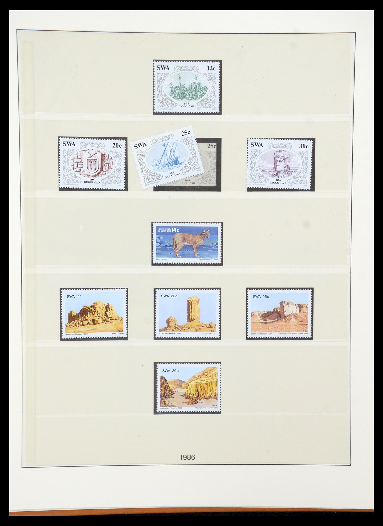35791 030 - Postzegelverzameling 35791 SWA/Namibië 1961-2003.