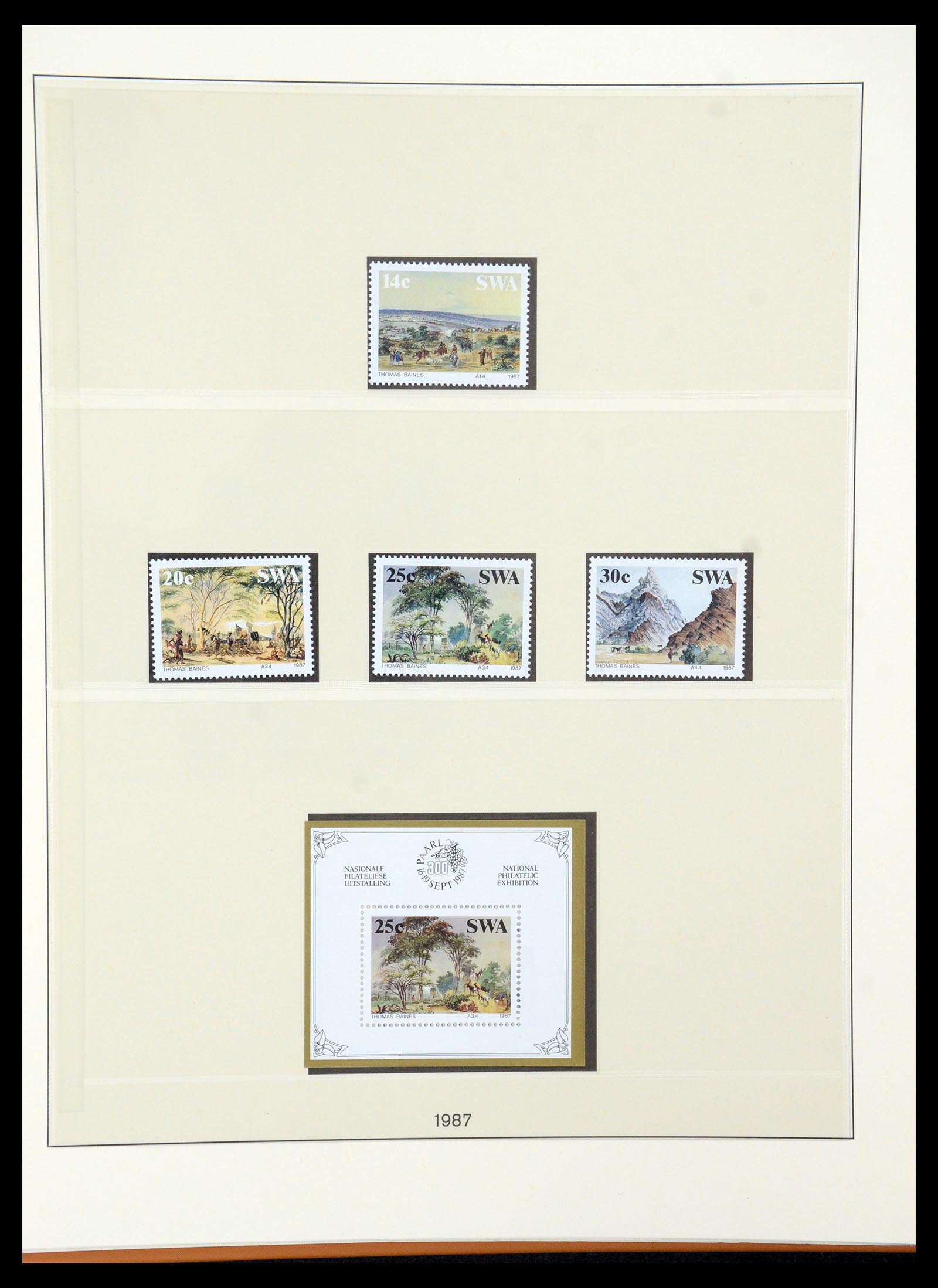 35791 033 - Postzegelverzameling 35791 SWA/Namibië 1961-2003.