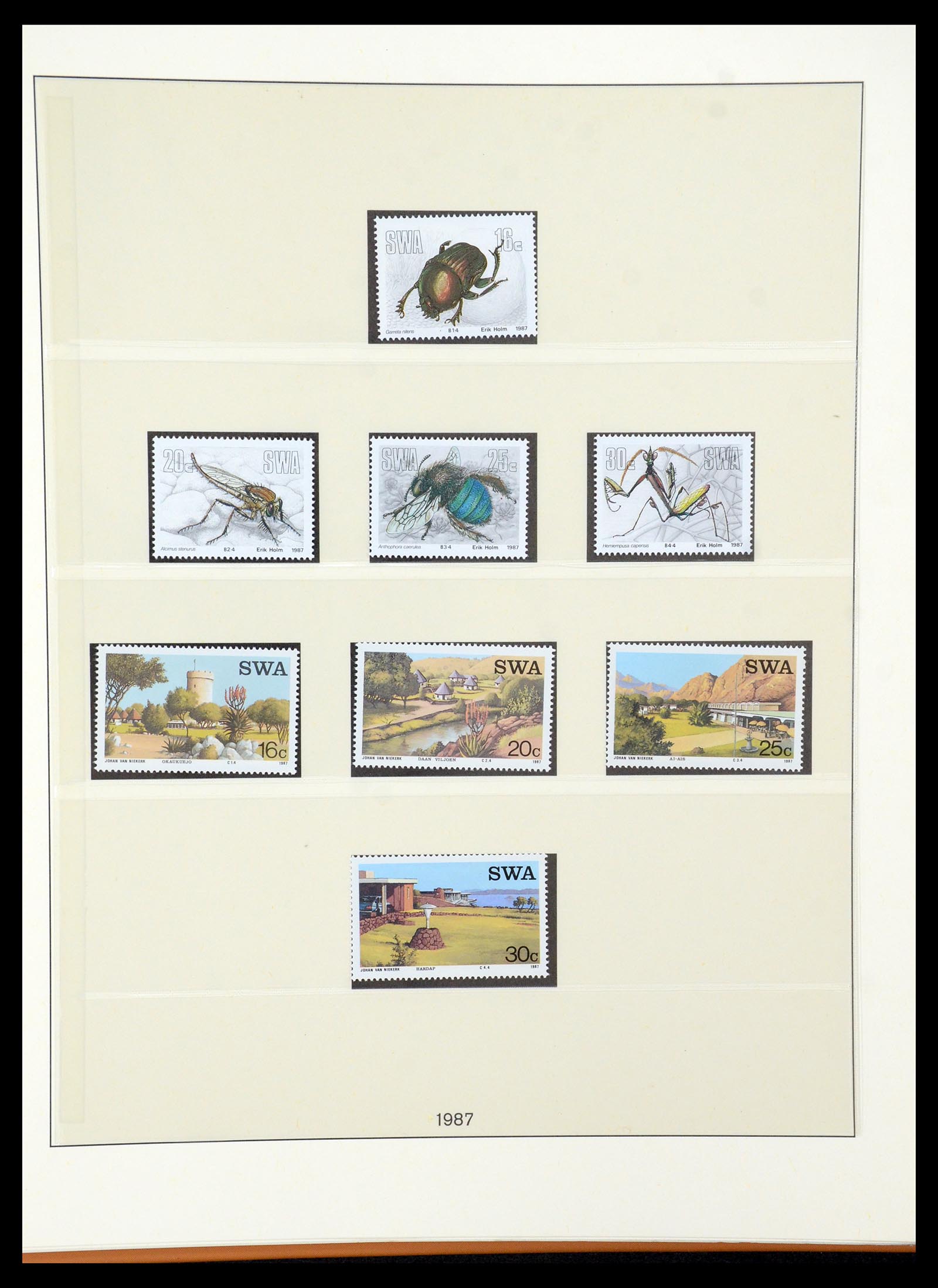 35791 034 - Postzegelverzameling 35791 SWA/Namibië 1961-2003.