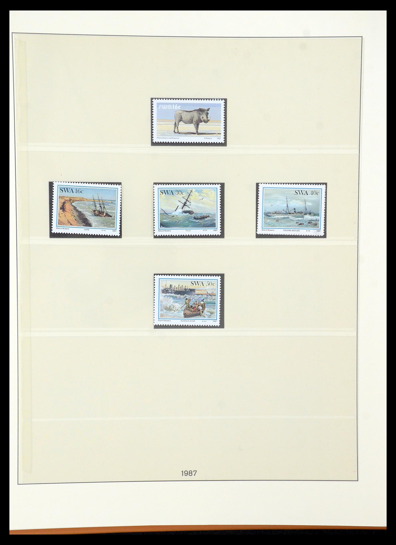 35791 035 - Postzegelverzameling 35791 SWA/Namibië 1961-2003.