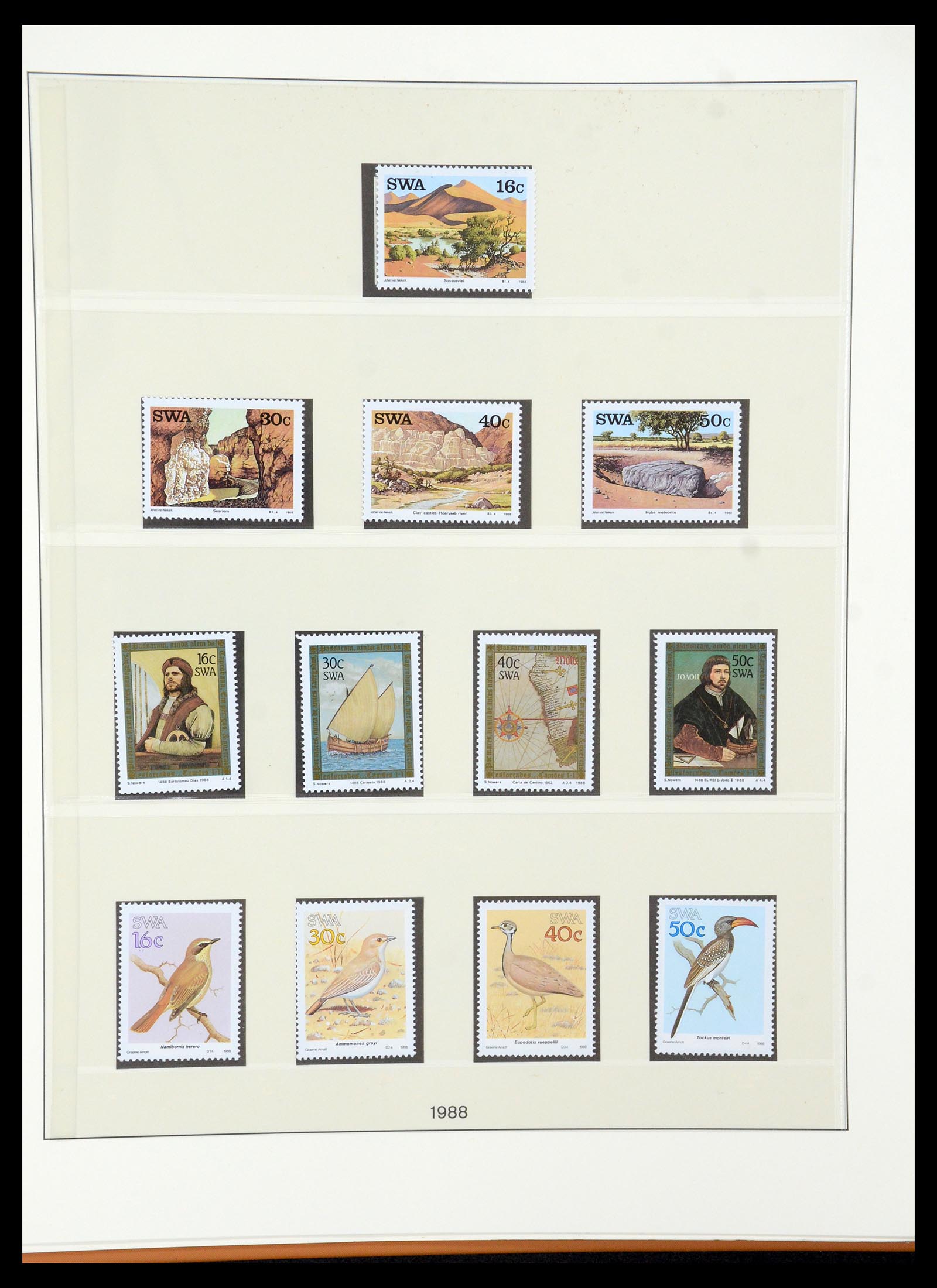 35791 036 - Postzegelverzameling 35791 SWA/Namibië 1961-2003.