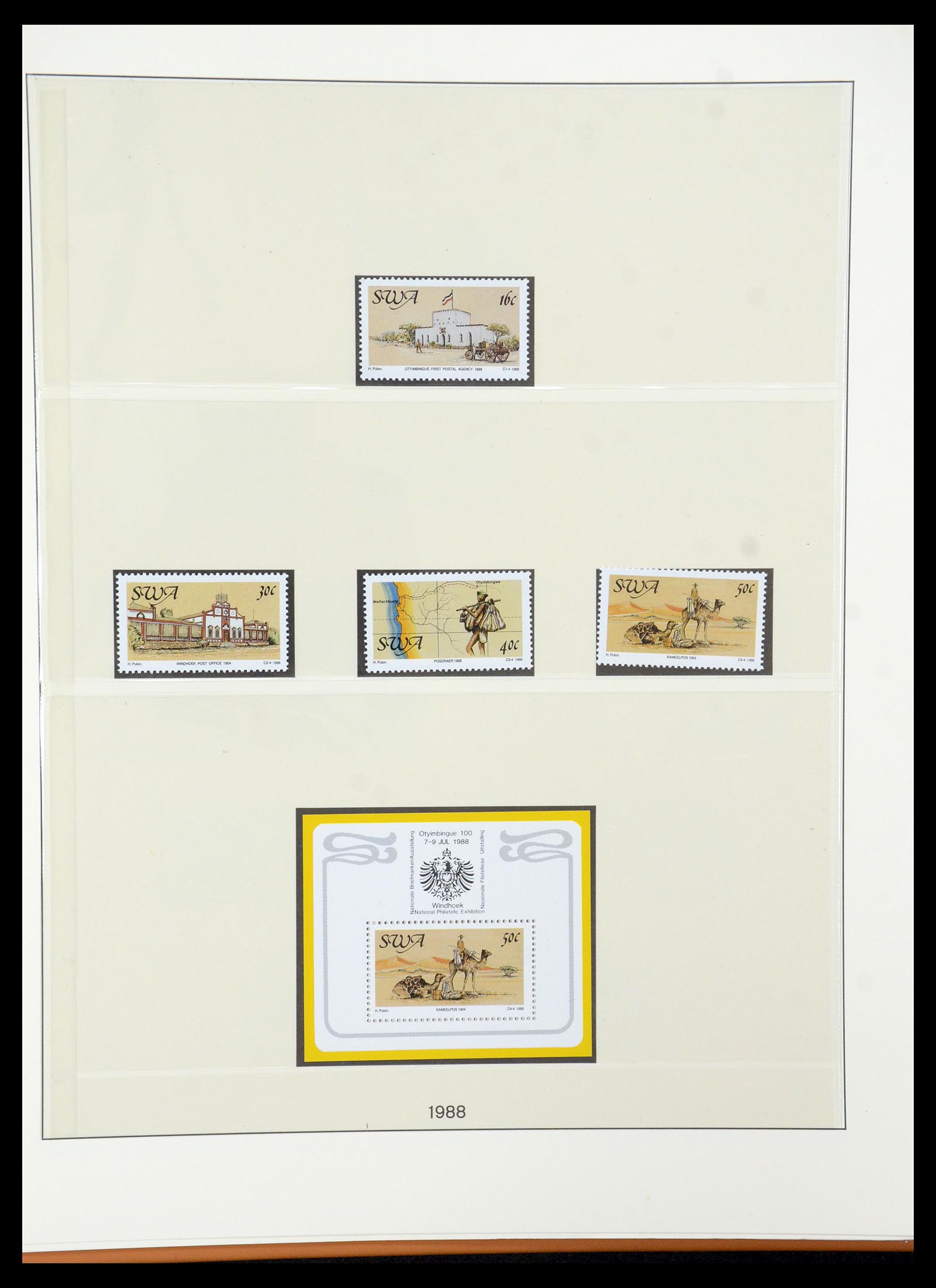 35791 037 - Postzegelverzameling 35791 SWA/Namibië 1961-2003.