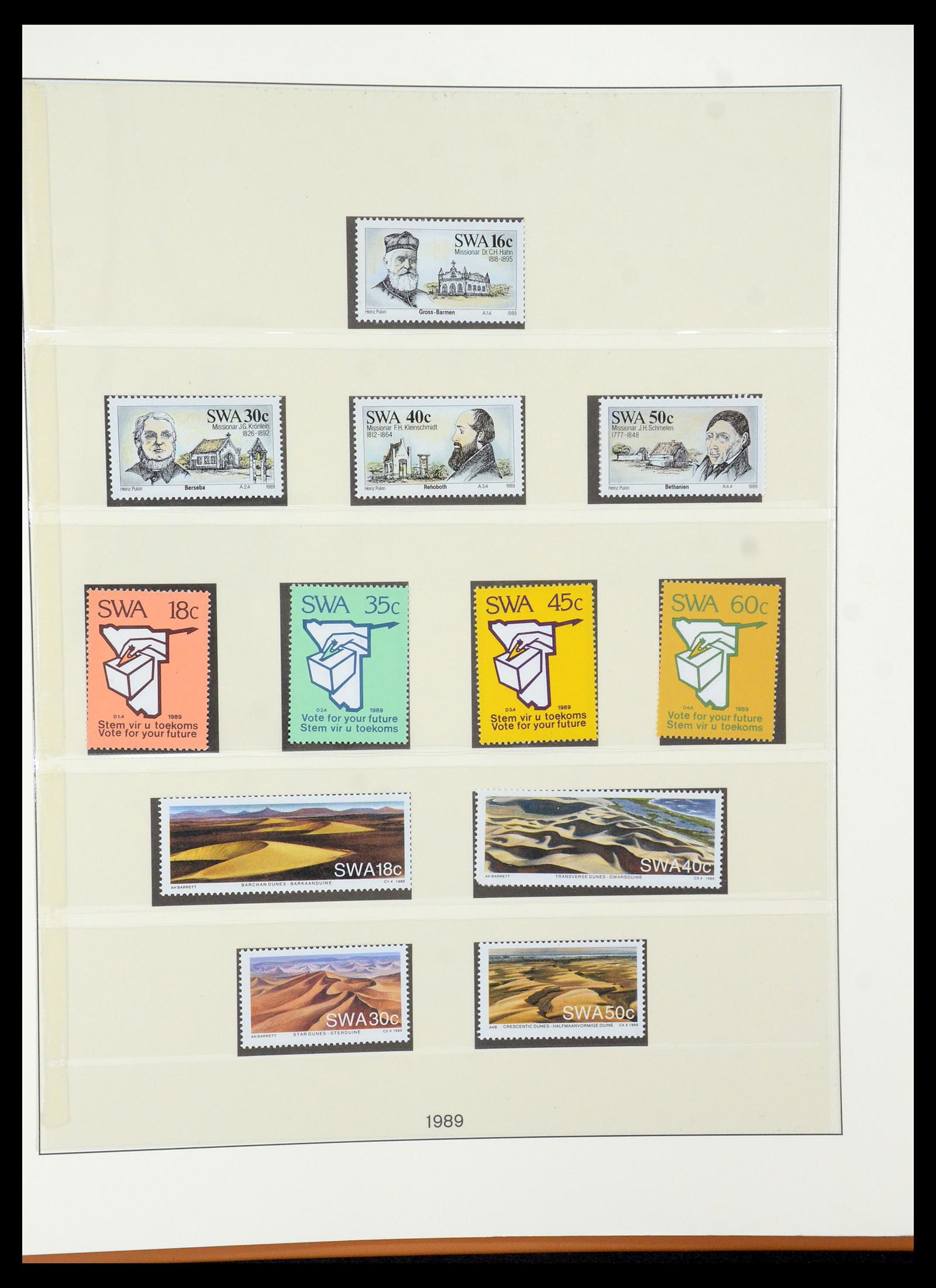 35791 038 - Postzegelverzameling 35791 SWA/Namibië 1961-2003.
