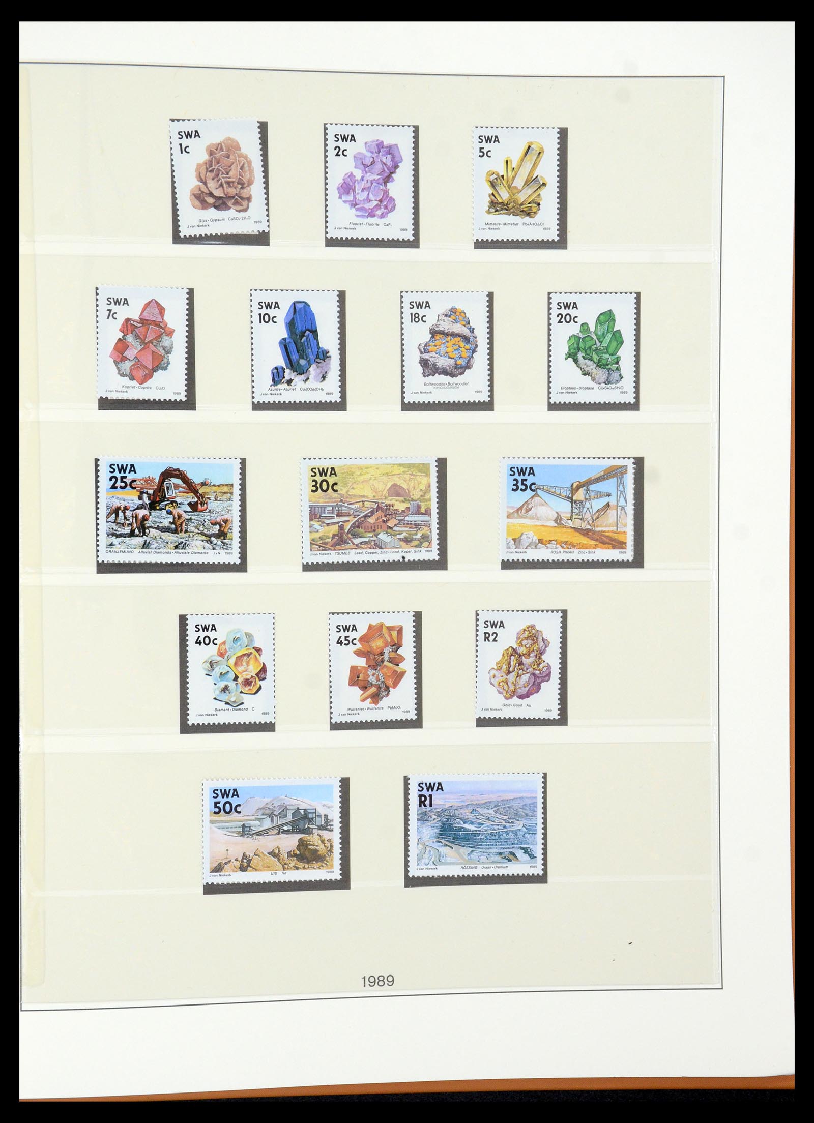 35791 040 - Postzegelverzameling 35791 SWA/Namibië 1961-2003.