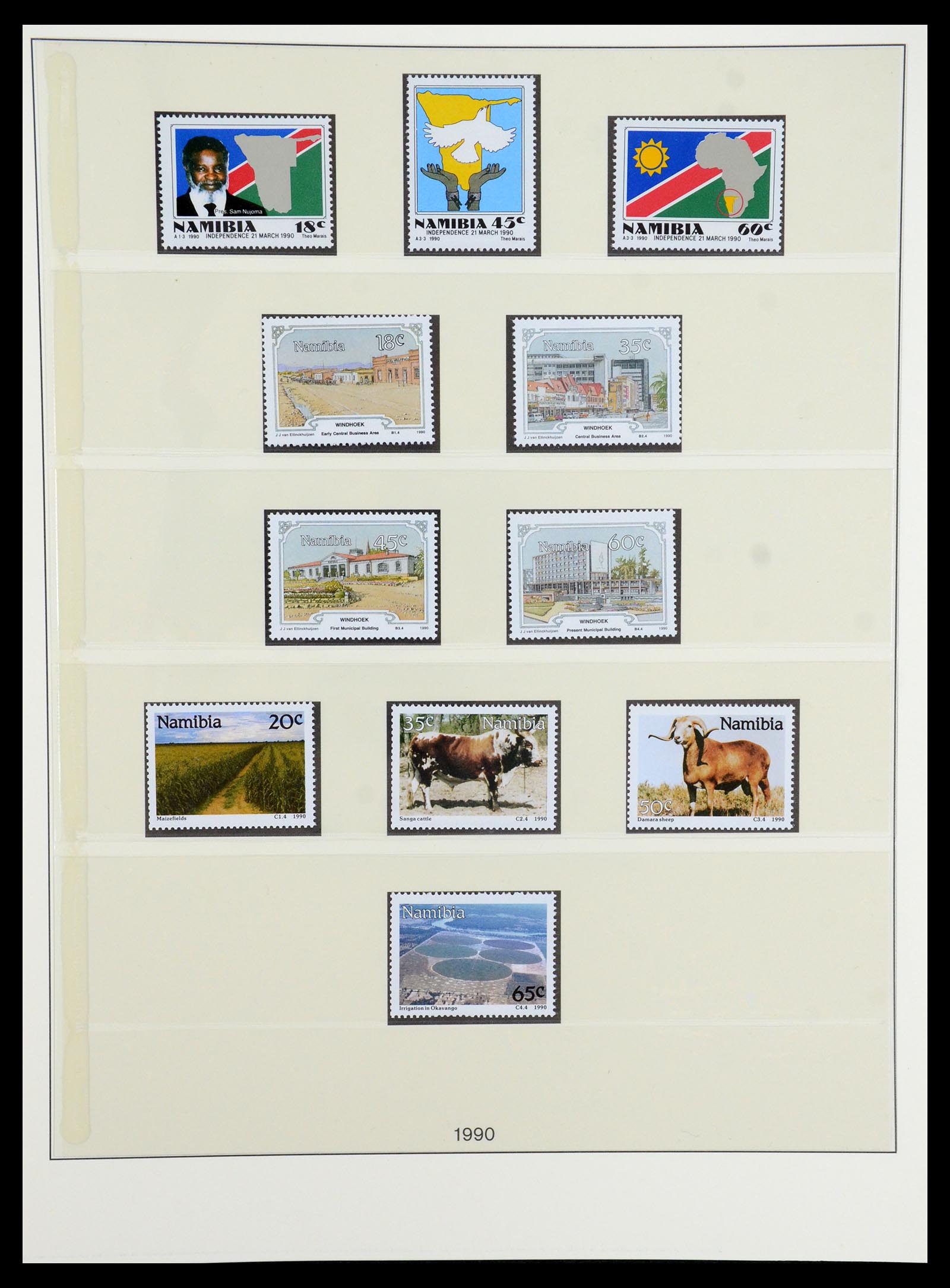 35791 042 - Postzegelverzameling 35791 SWA/Namibië 1961-2003.