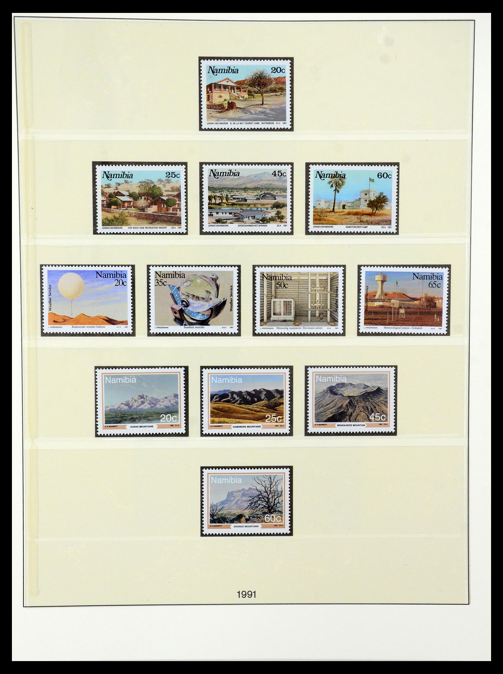 35791 045 - Postzegelverzameling 35791 SWA/Namibië 1961-2003.