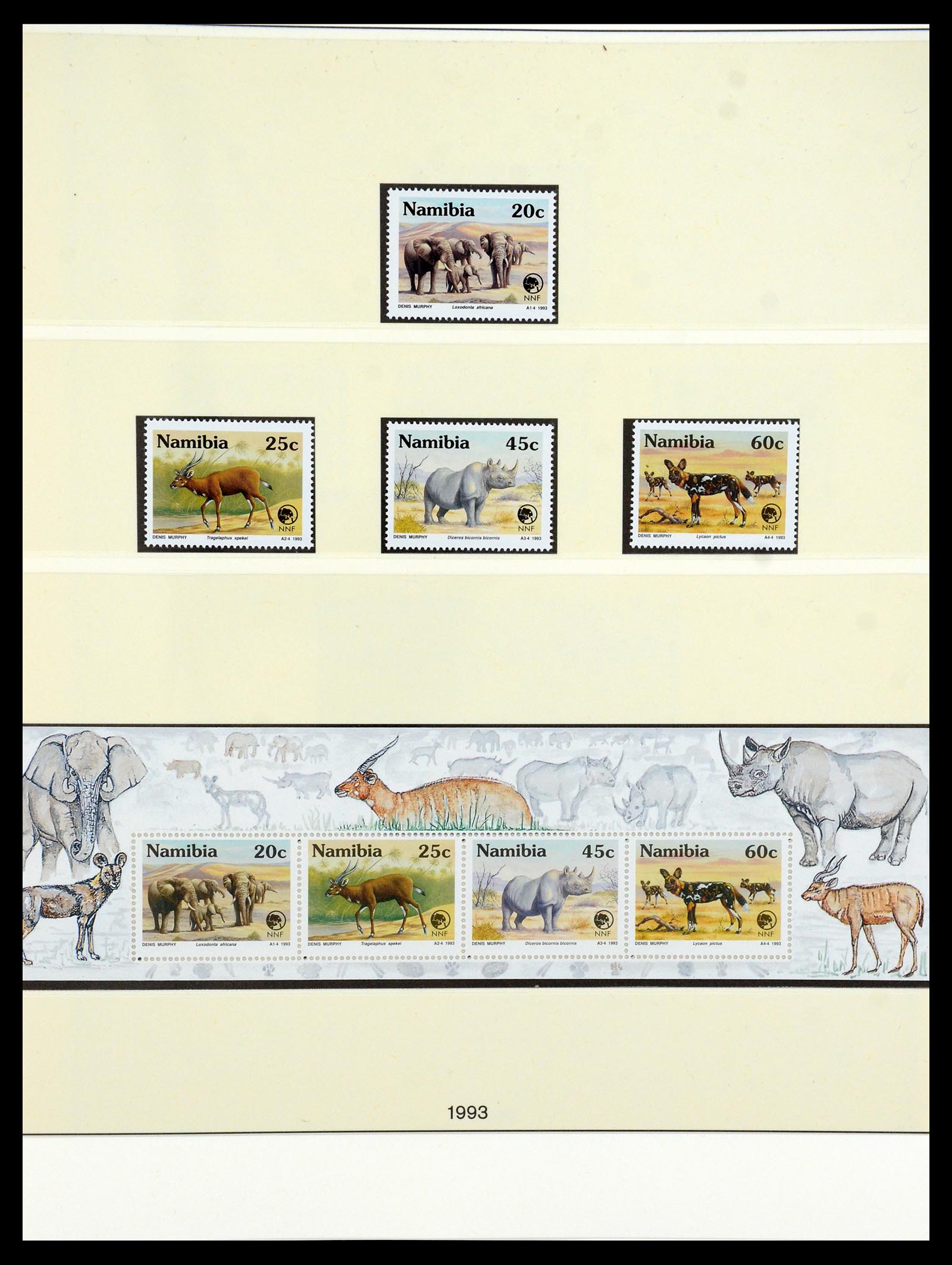 35791 051 - Postzegelverzameling 35791 SWA/Namibië 1961-2003.