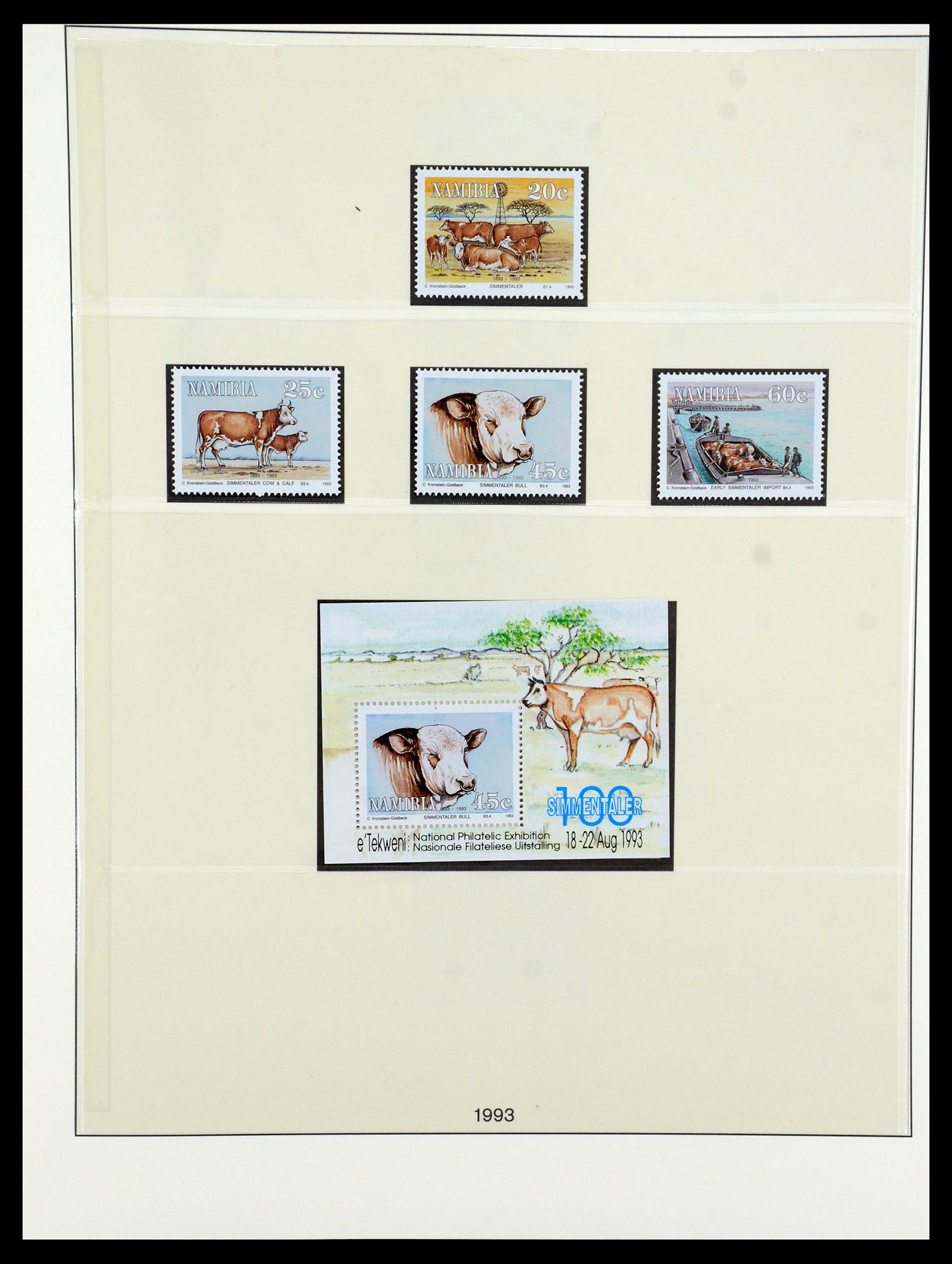 35791 052 - Postzegelverzameling 35791 SWA/Namibië 1961-2003.