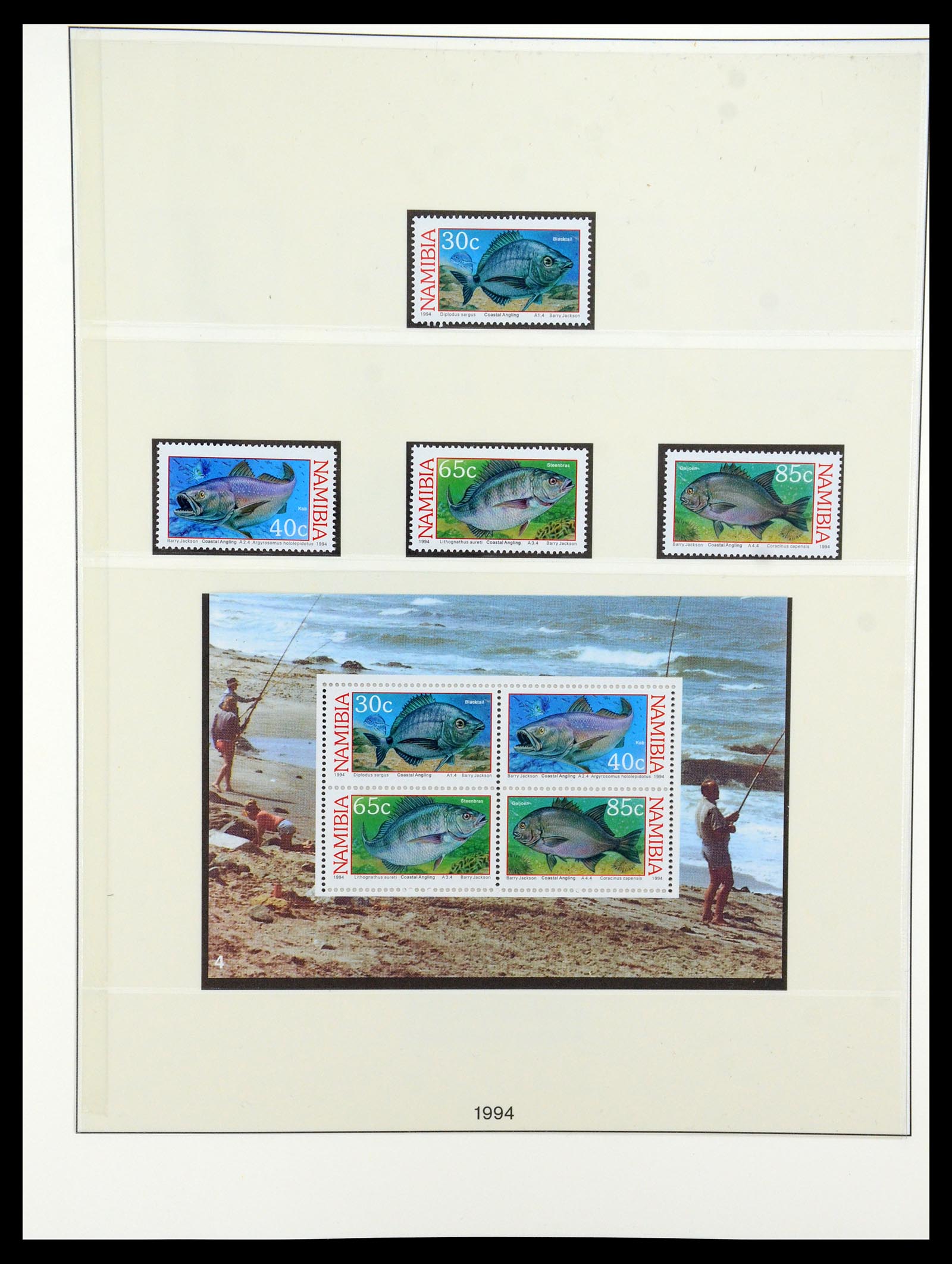 35791 055 - Postzegelverzameling 35791 SWA/Namibië 1961-2003.