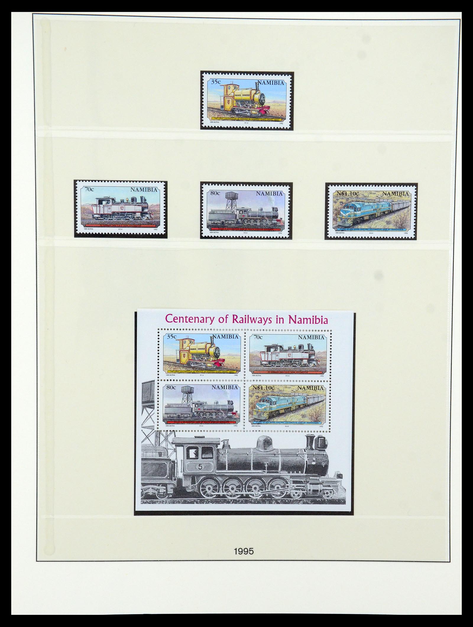35791 059 - Postzegelverzameling 35791 SWA/Namibië 1961-2003.