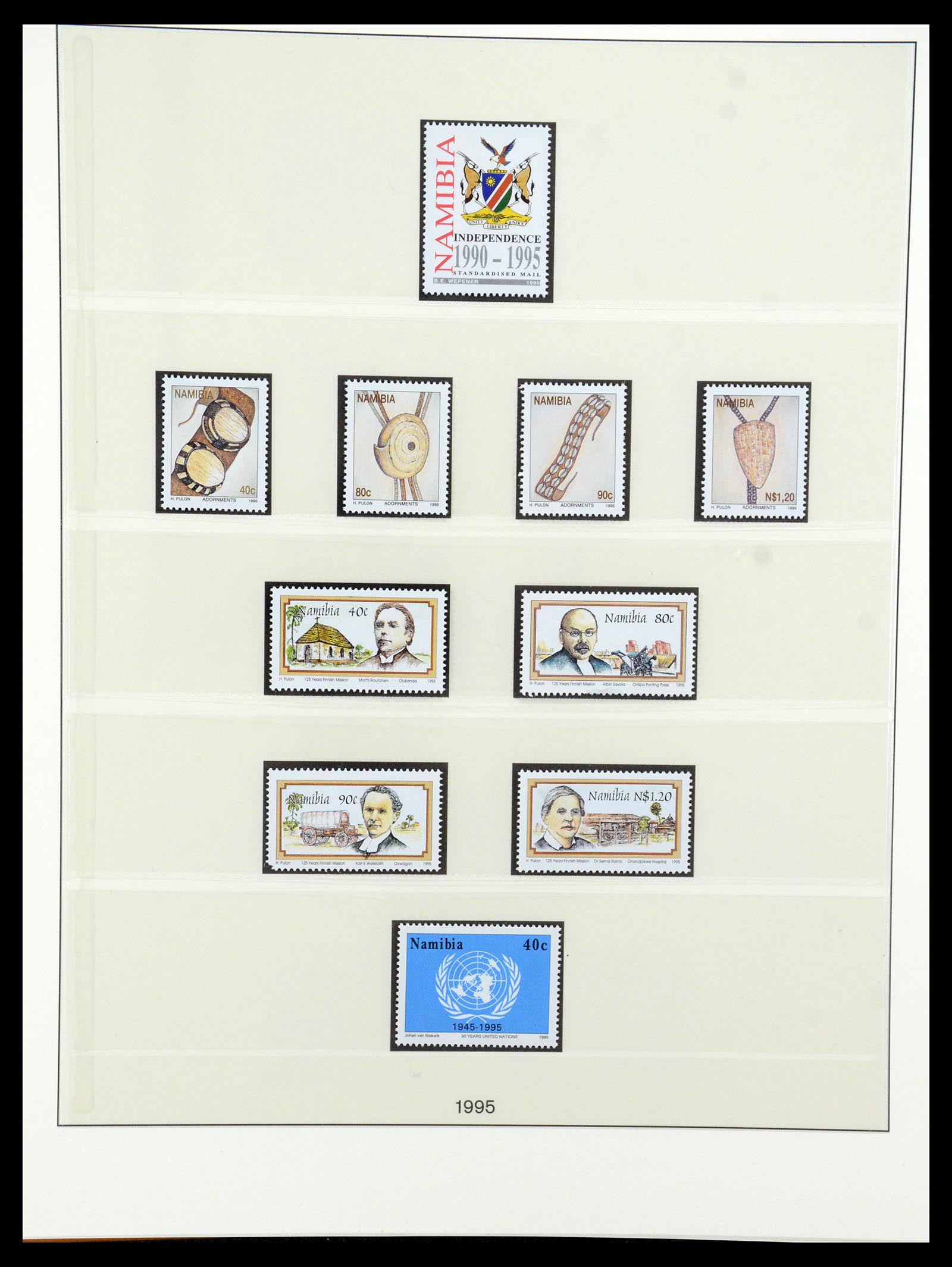 35791 061 - Postzegelverzameling 35791 SWA/Namibië 1961-2003.