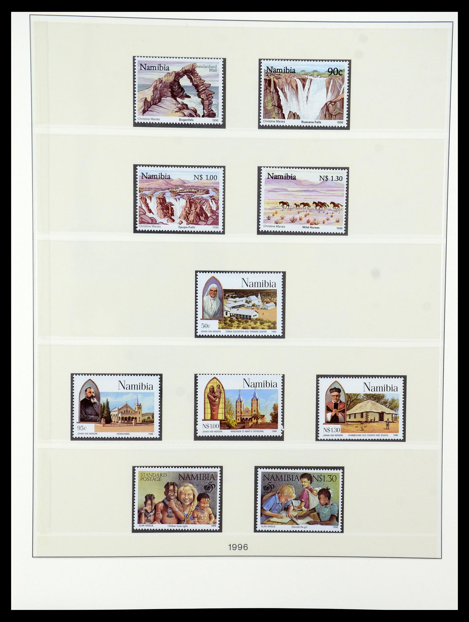 35791 062 - Postzegelverzameling 35791 SWA/Namibië 1961-2003.