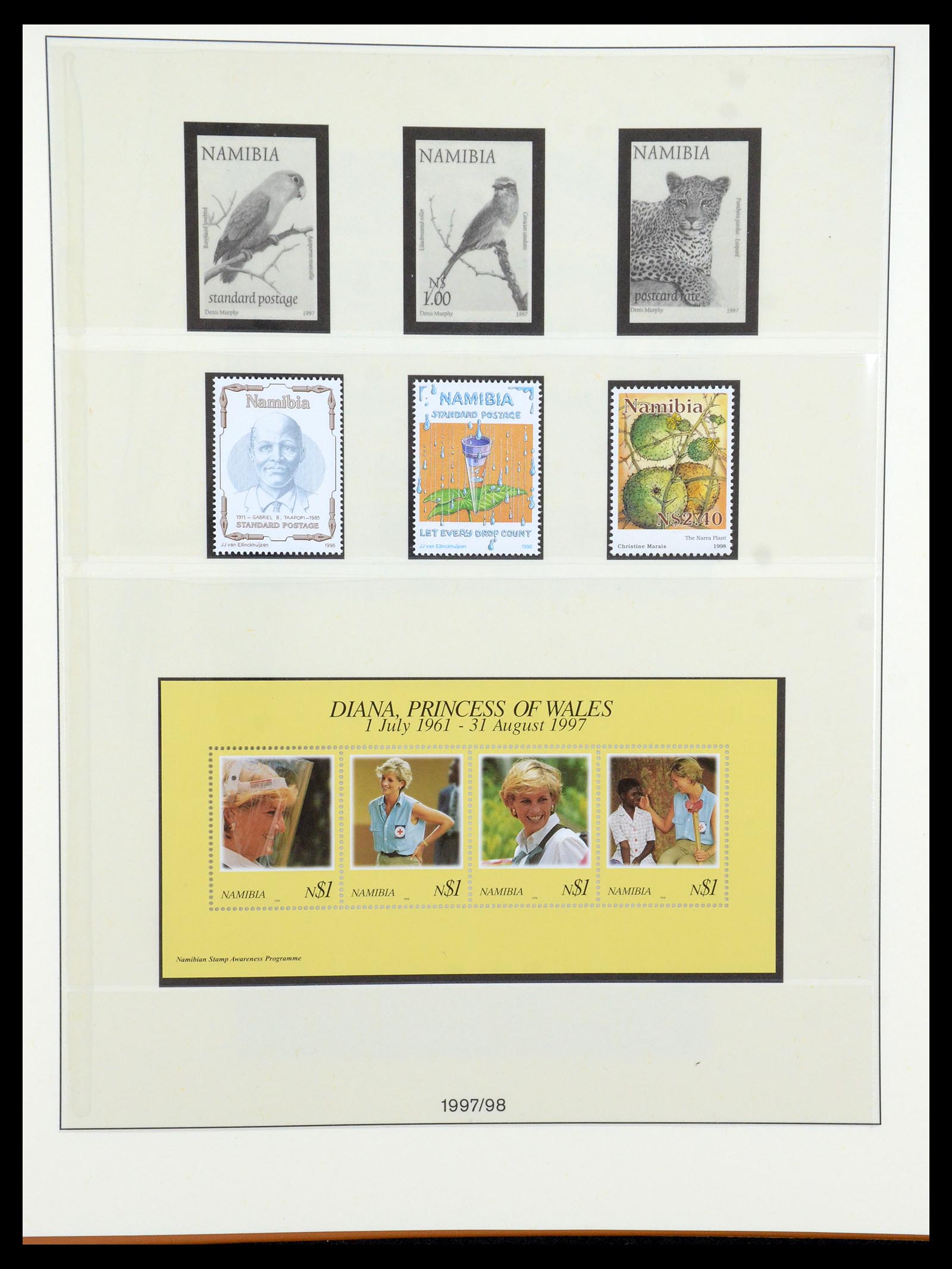 35791 073 - Postzegelverzameling 35791 SWA/Namibië 1961-2003.