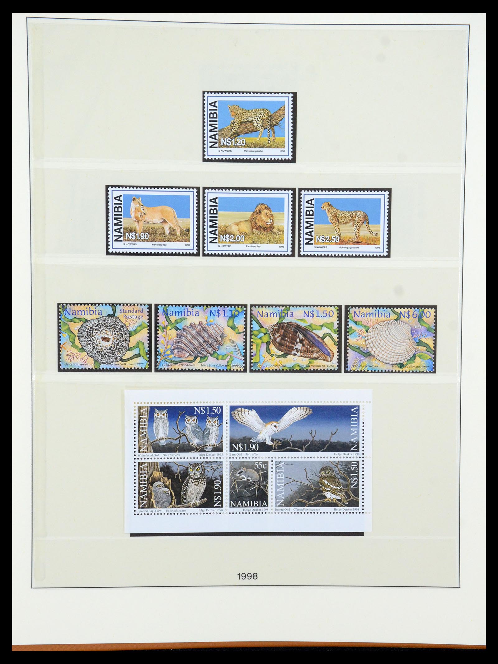 35791 075 - Postzegelverzameling 35791 SWA/Namibië 1961-2003.