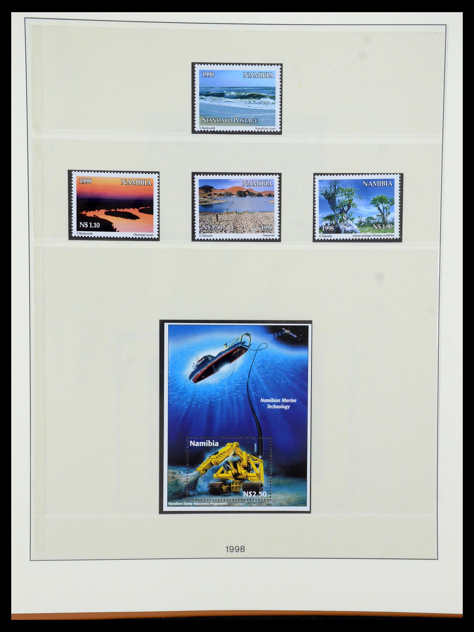 35791 076 - Postzegelverzameling 35791 SWA/Namibië 1961-2003.