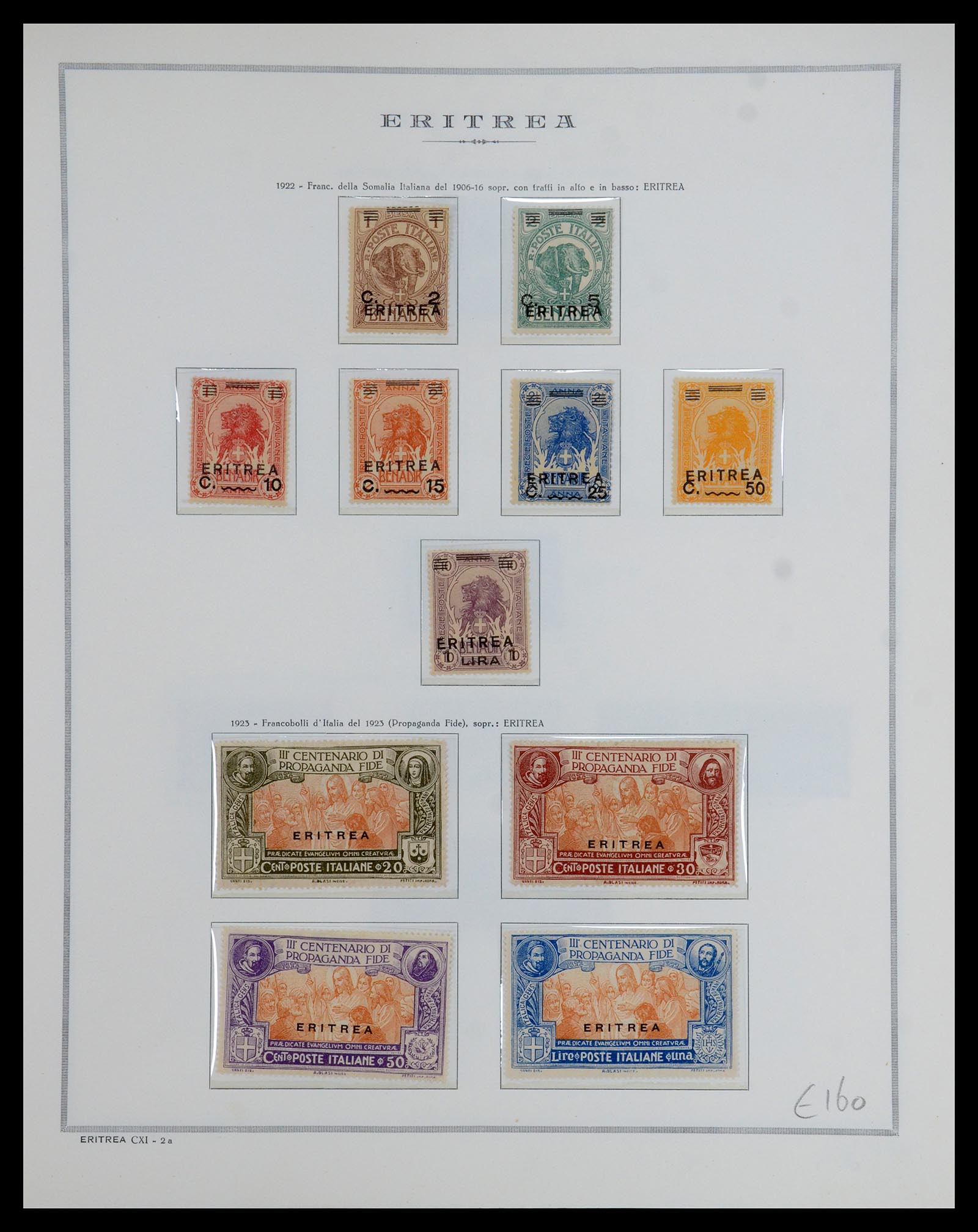 35794 004 - Stamp Collection 35794 Eritrea 1893-1951.