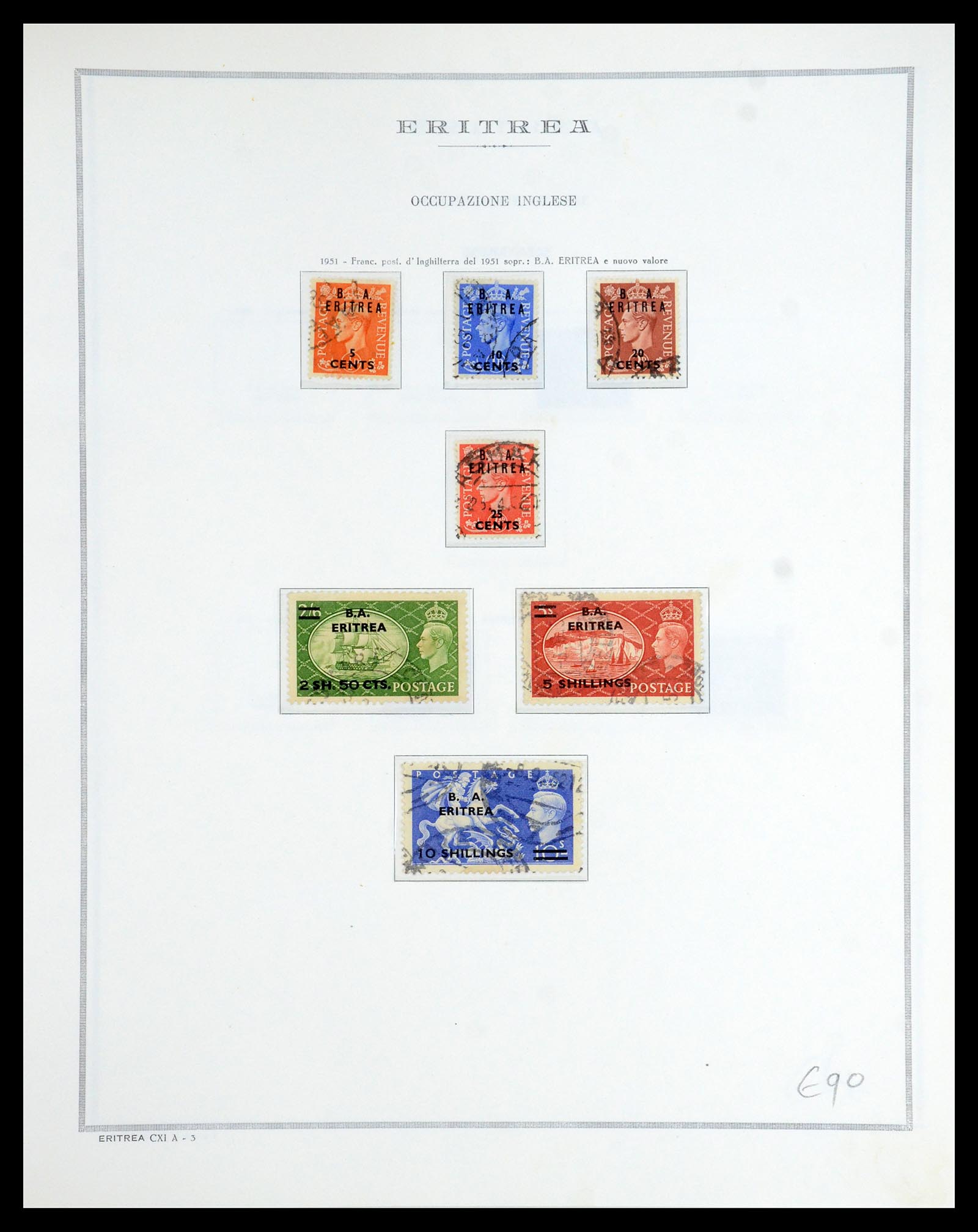 35794 028 - Stamp Collection 35794 Eritrea 1893-1951.