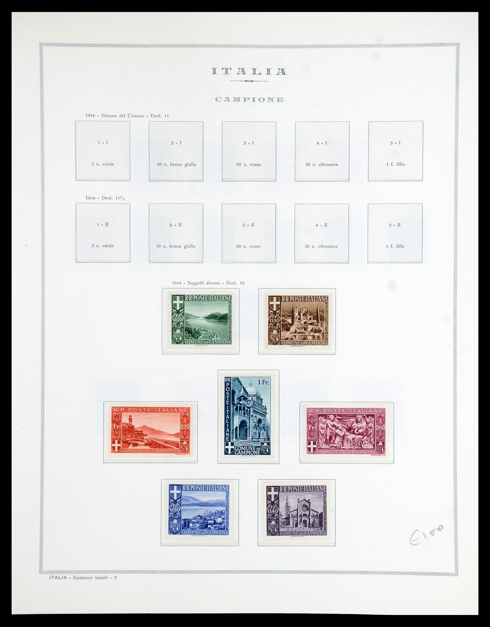 35795 006 - Postzegelverzameling 35795 Italië lokaalzegels 1945.