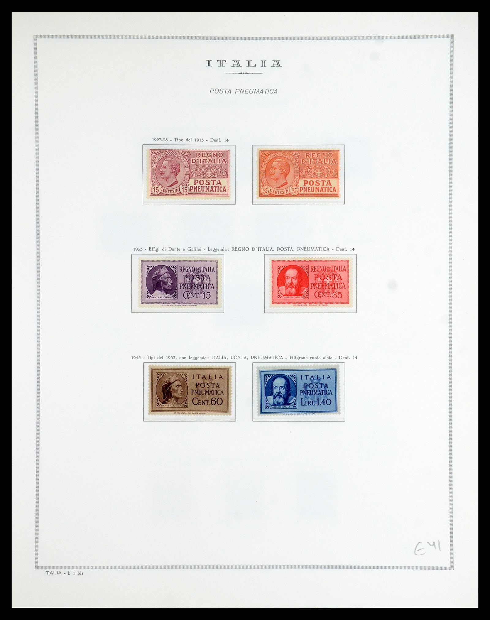 35799 004 - Postzegelverzameling 35799 Italië back of the book 1863-1945.