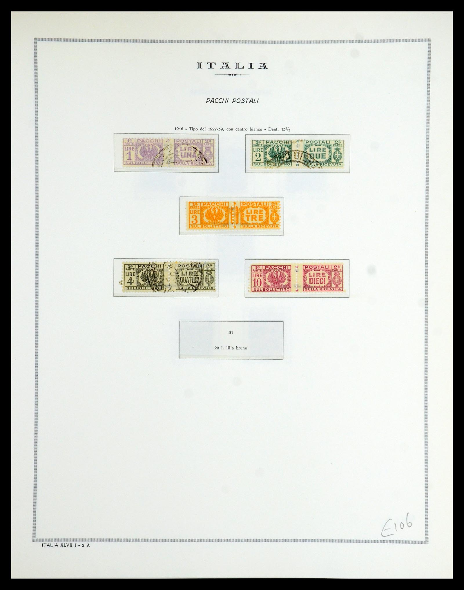 35799 011 - Postzegelverzameling 35799 Italië back of the book 1863-1945.