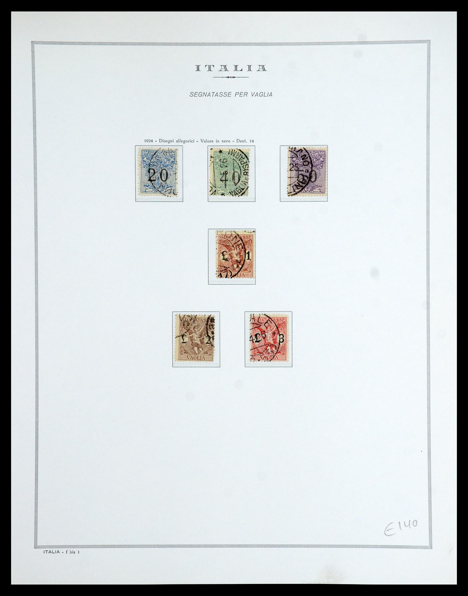 35799 012 - Postzegelverzameling 35799 Italië back of the book 1863-1945.