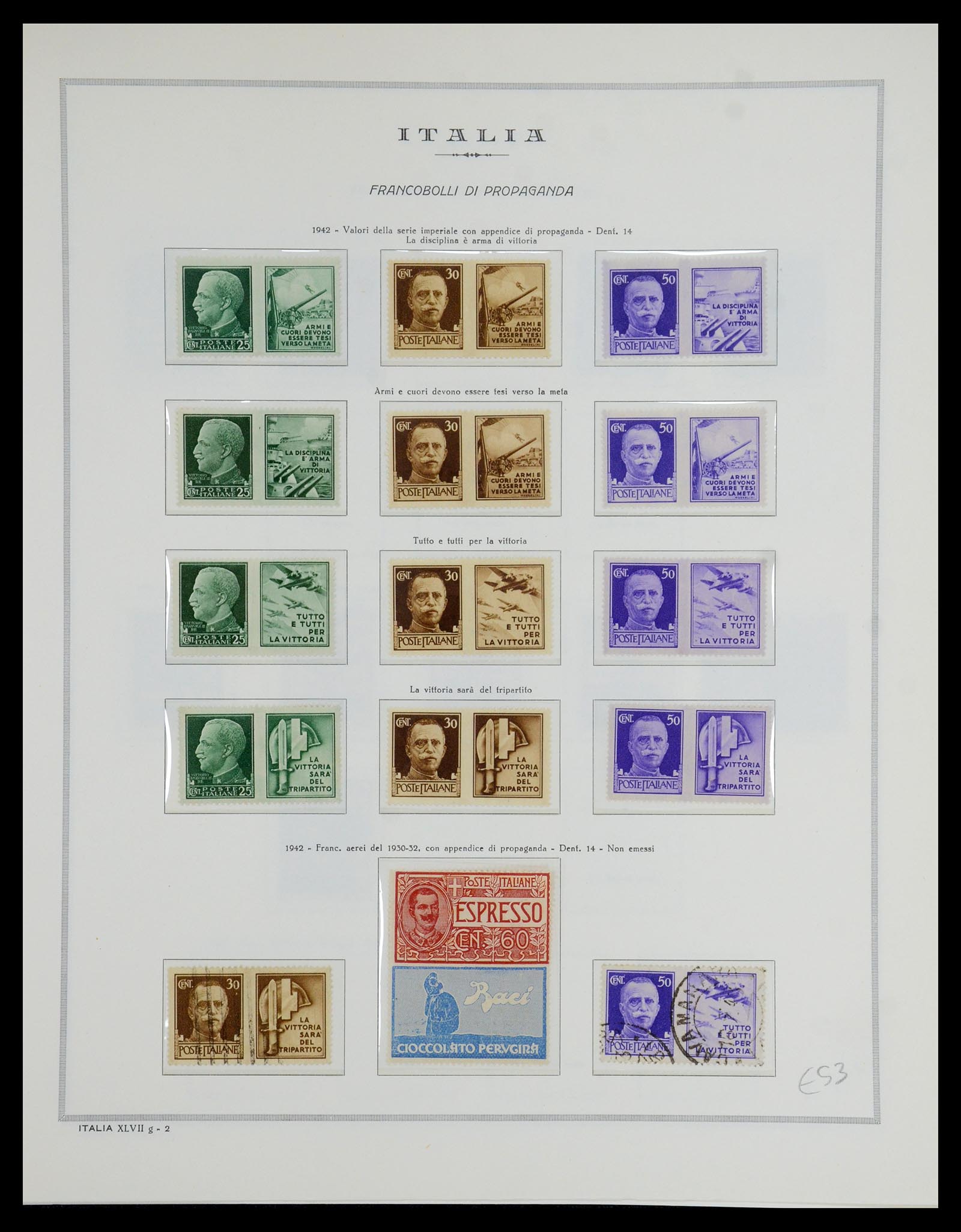35799 015 - Postzegelverzameling 35799 Italië back of the book 1863-1945.