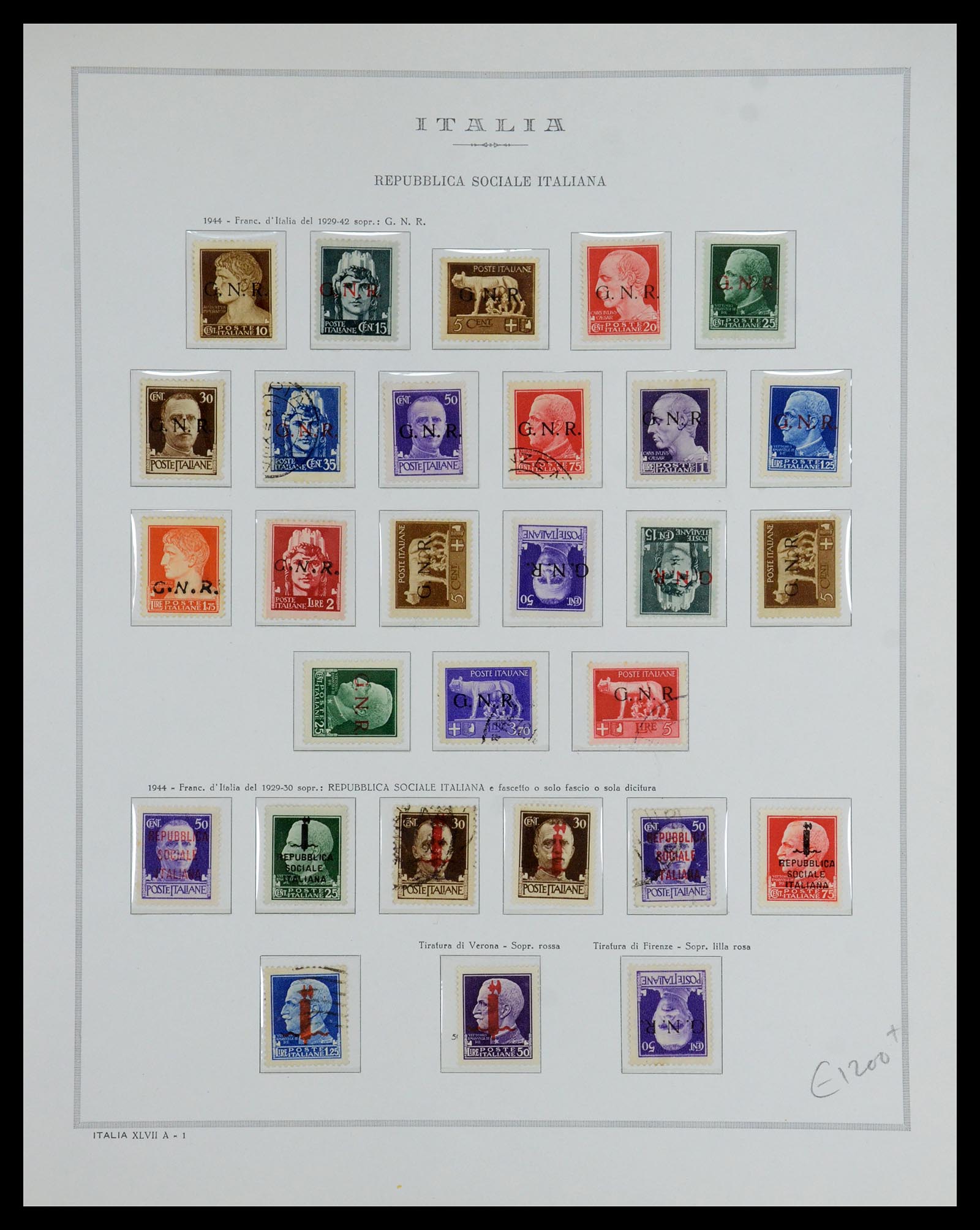 35799 022 - Postzegelverzameling 35799 Italië back of the book 1863-1945.