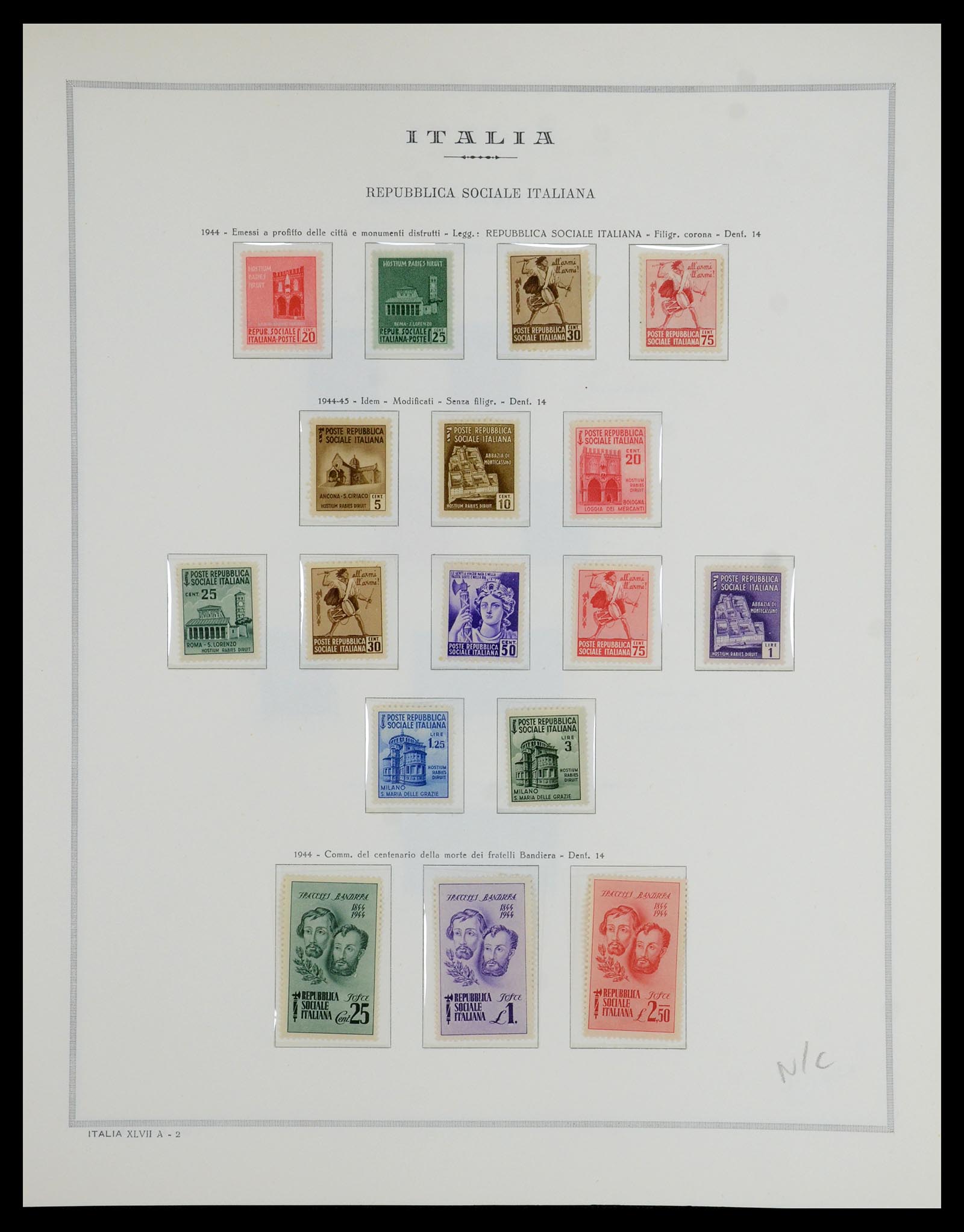35799 023 - Postzegelverzameling 35799 Italië back of the book 1863-1945.